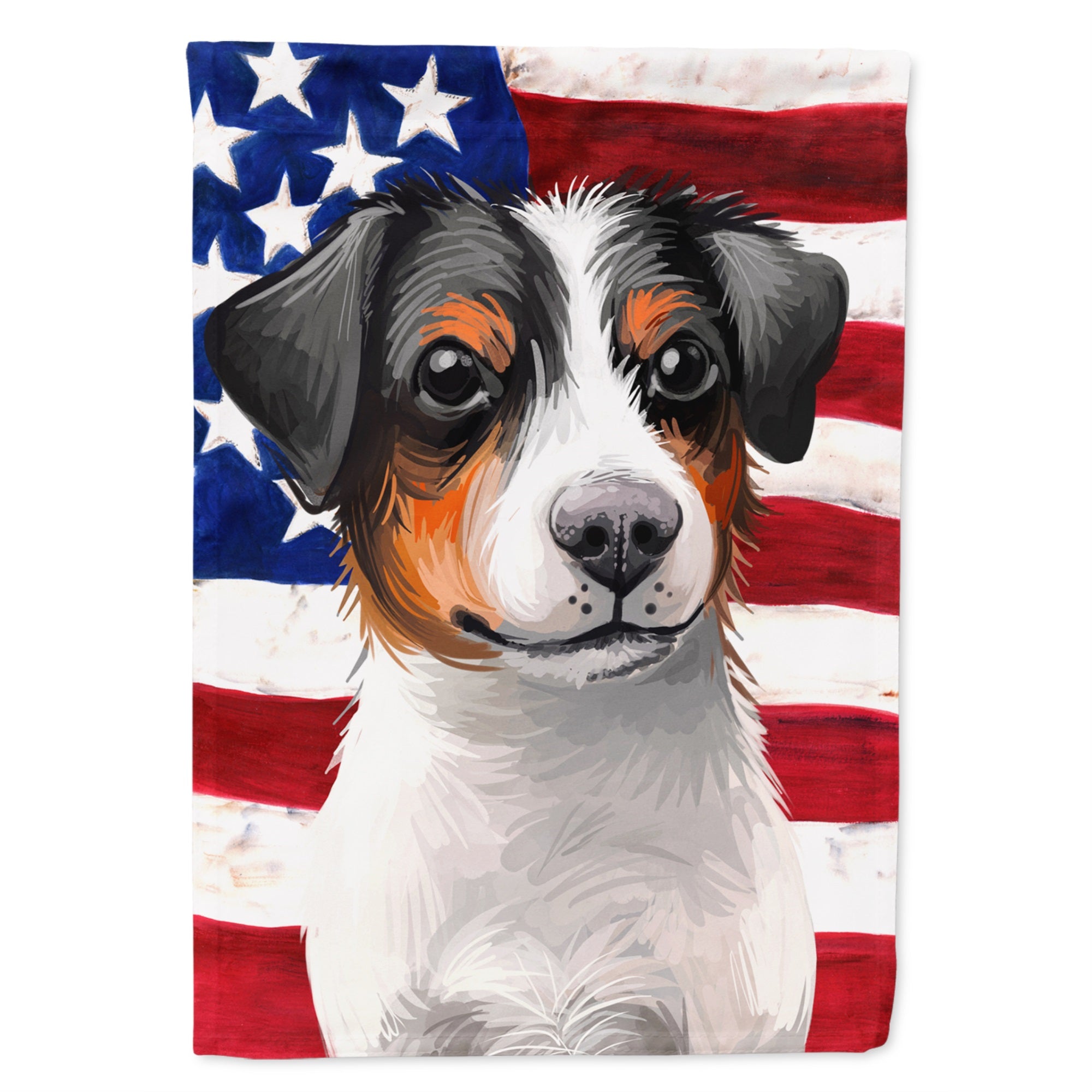 Danish-Swedish Farmdog American Flag Flag Canvas House Size