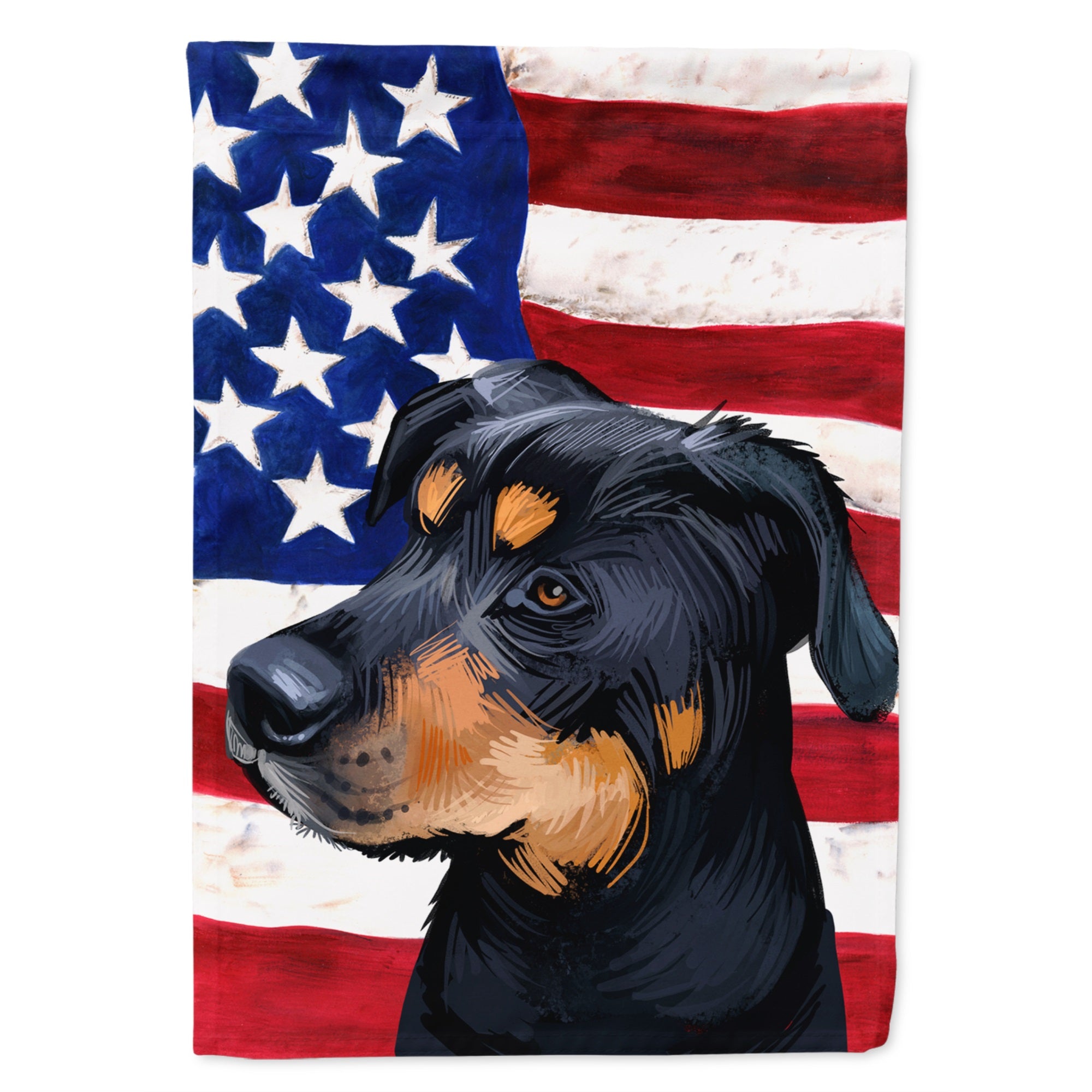Greek Harehound Dog American Flag Flag Canvas House Size