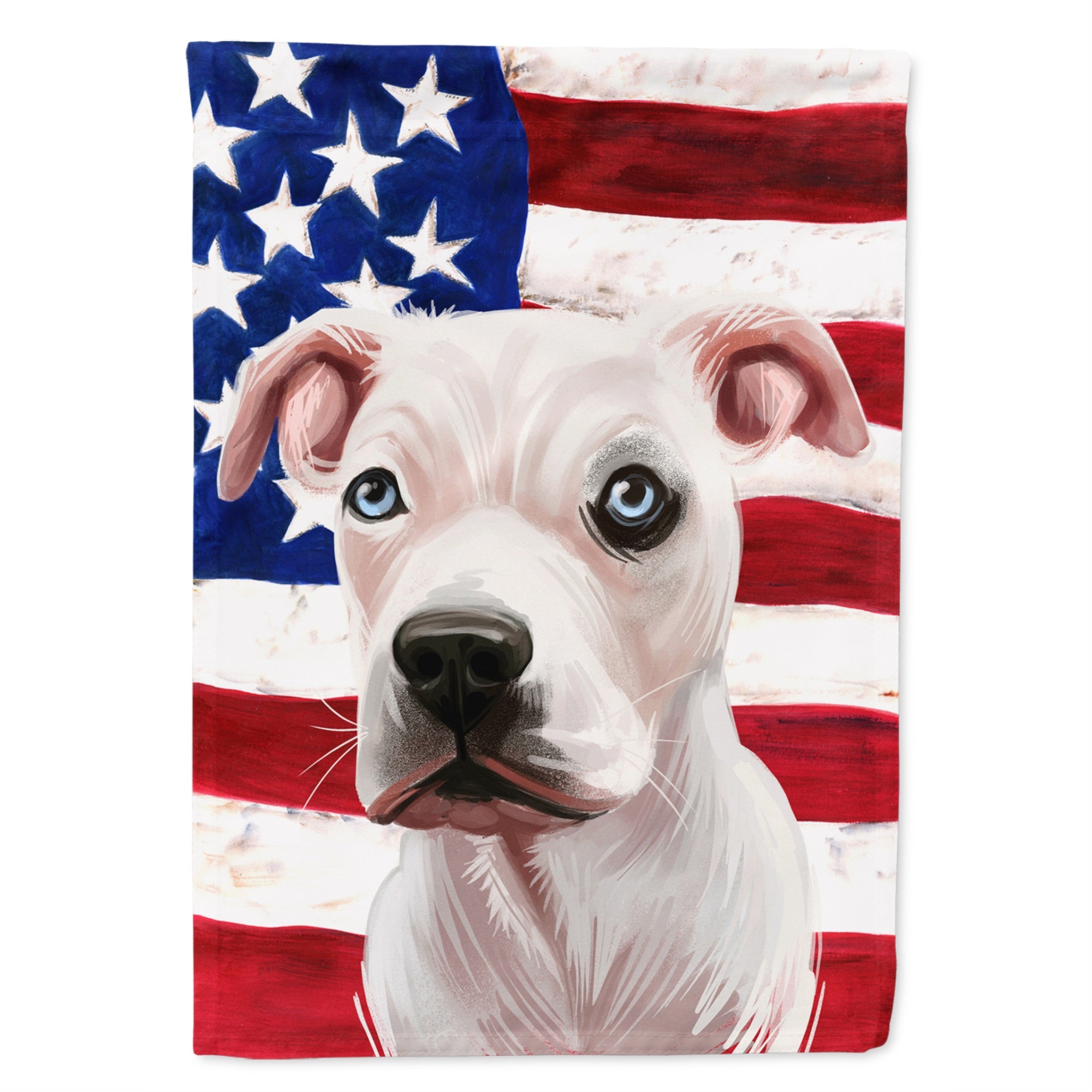 Guatemalan Dogo Dog American Flag Flag Canvas House Size