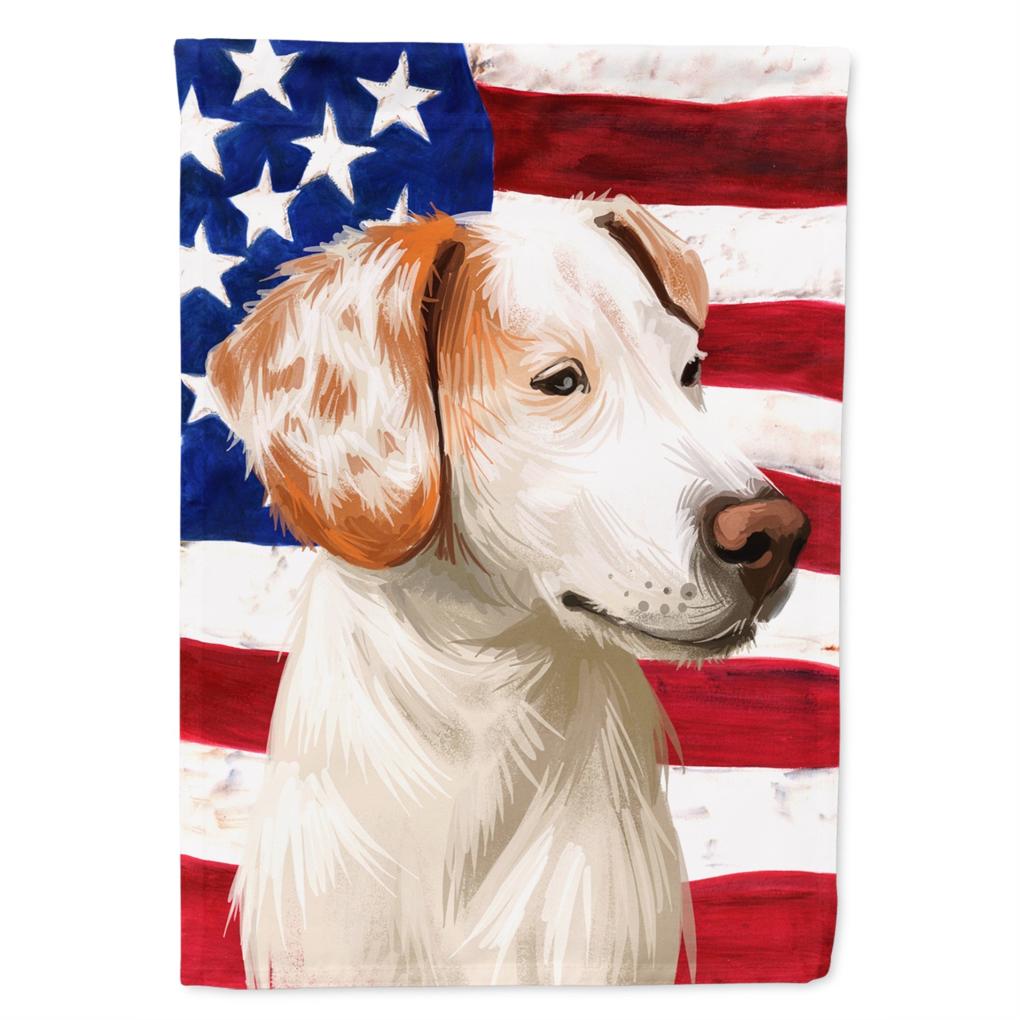 Istrian Shorthaired Hound American Flag Flag Canvas House Size