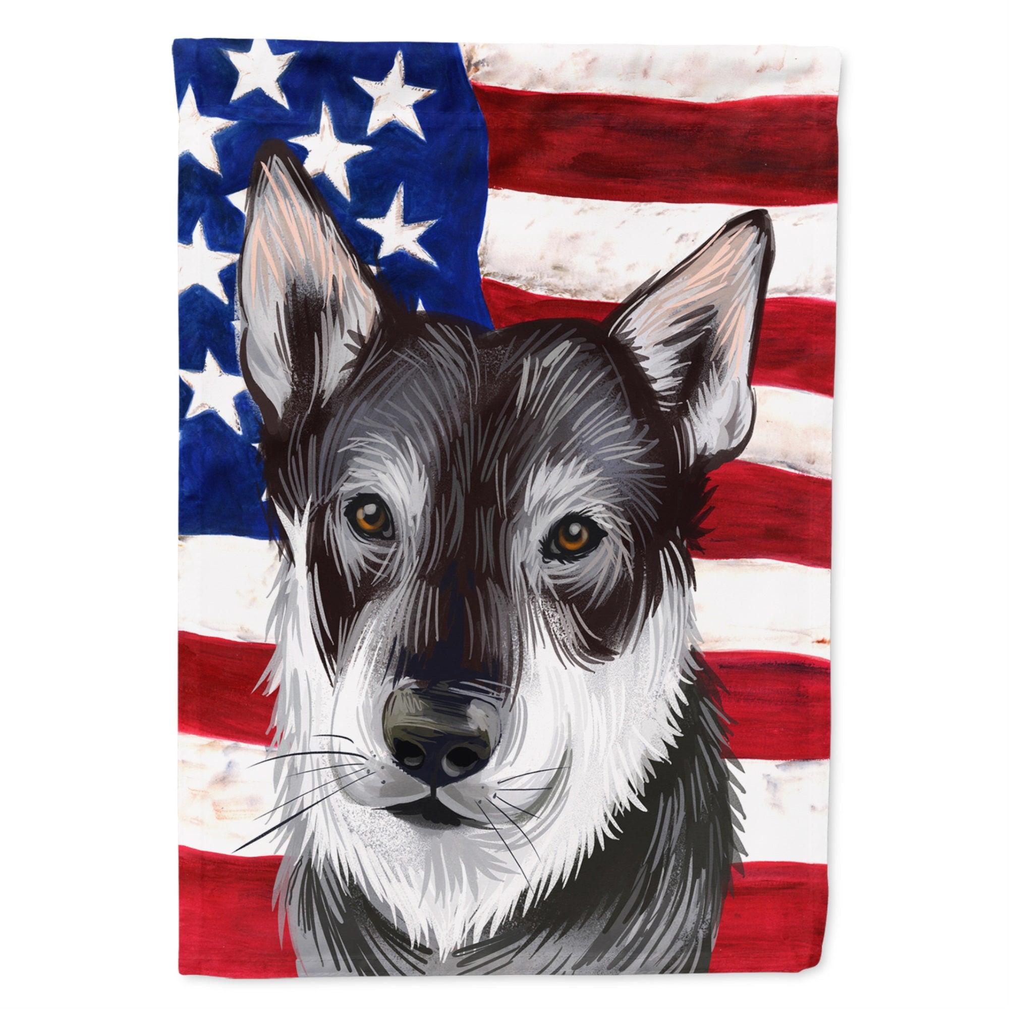 Jamthund American Flag Flag Canvas House Size