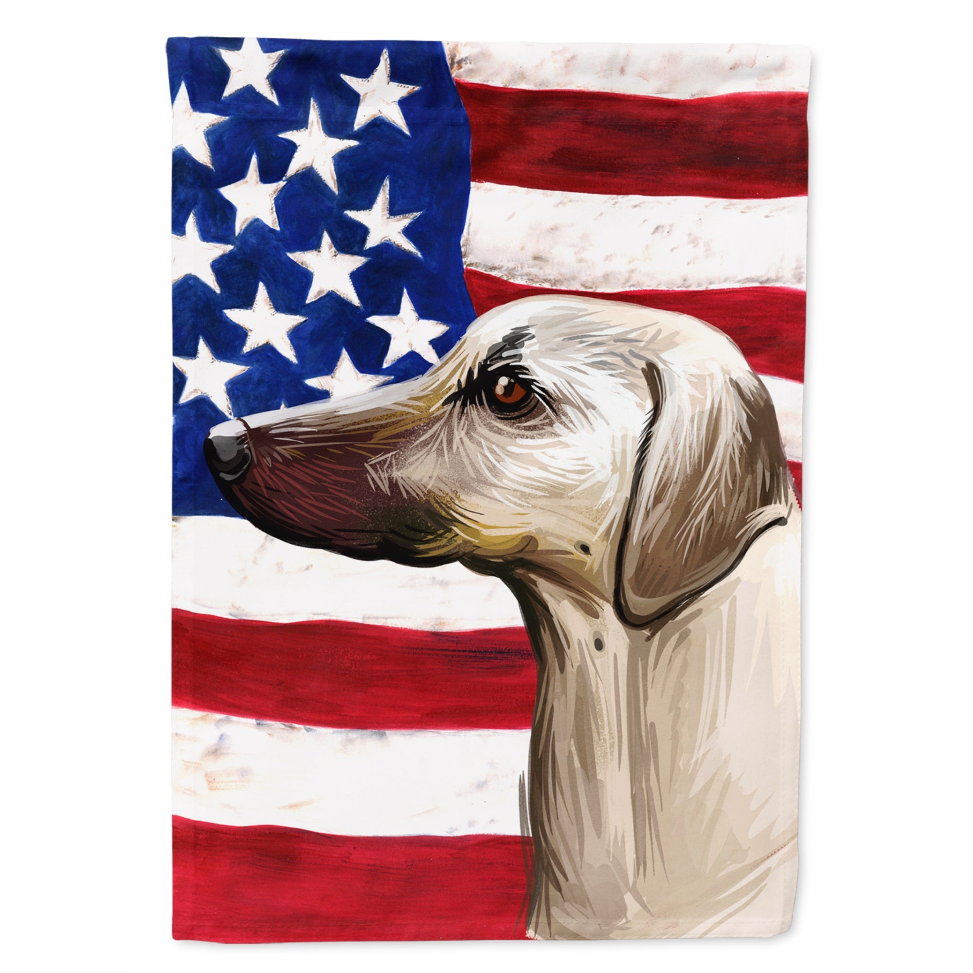 Sloughi Dog American Flag Flag Canvas House Size