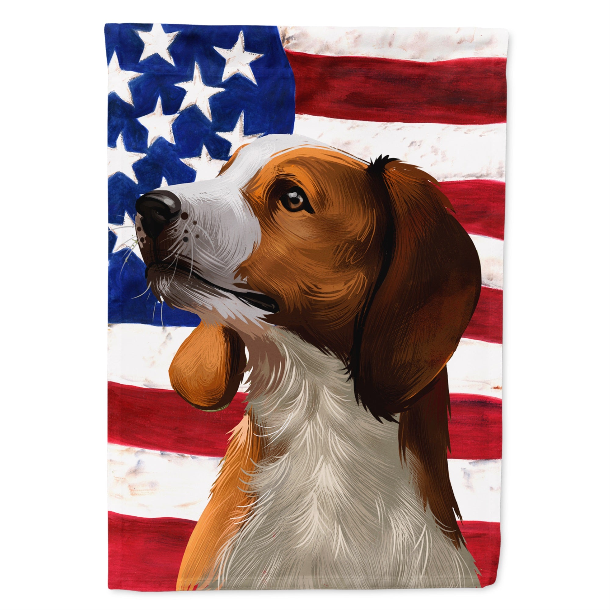 American English Coonhound American Flag Flag Garden Size