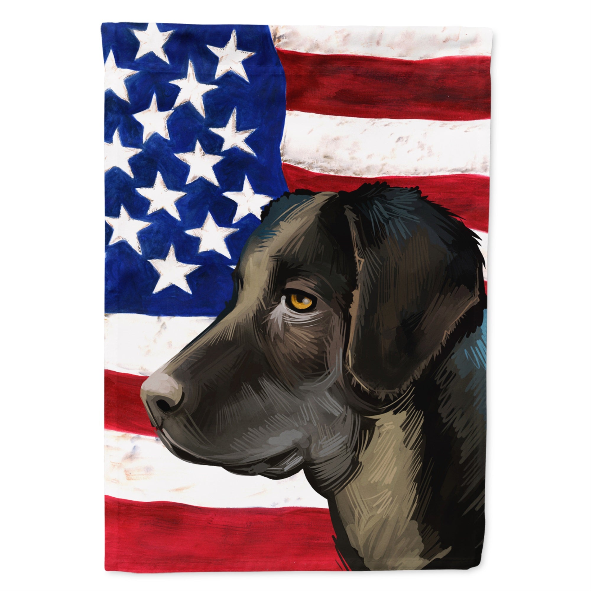 Portuguese Cattle Dog American Flag Flag Garden Size