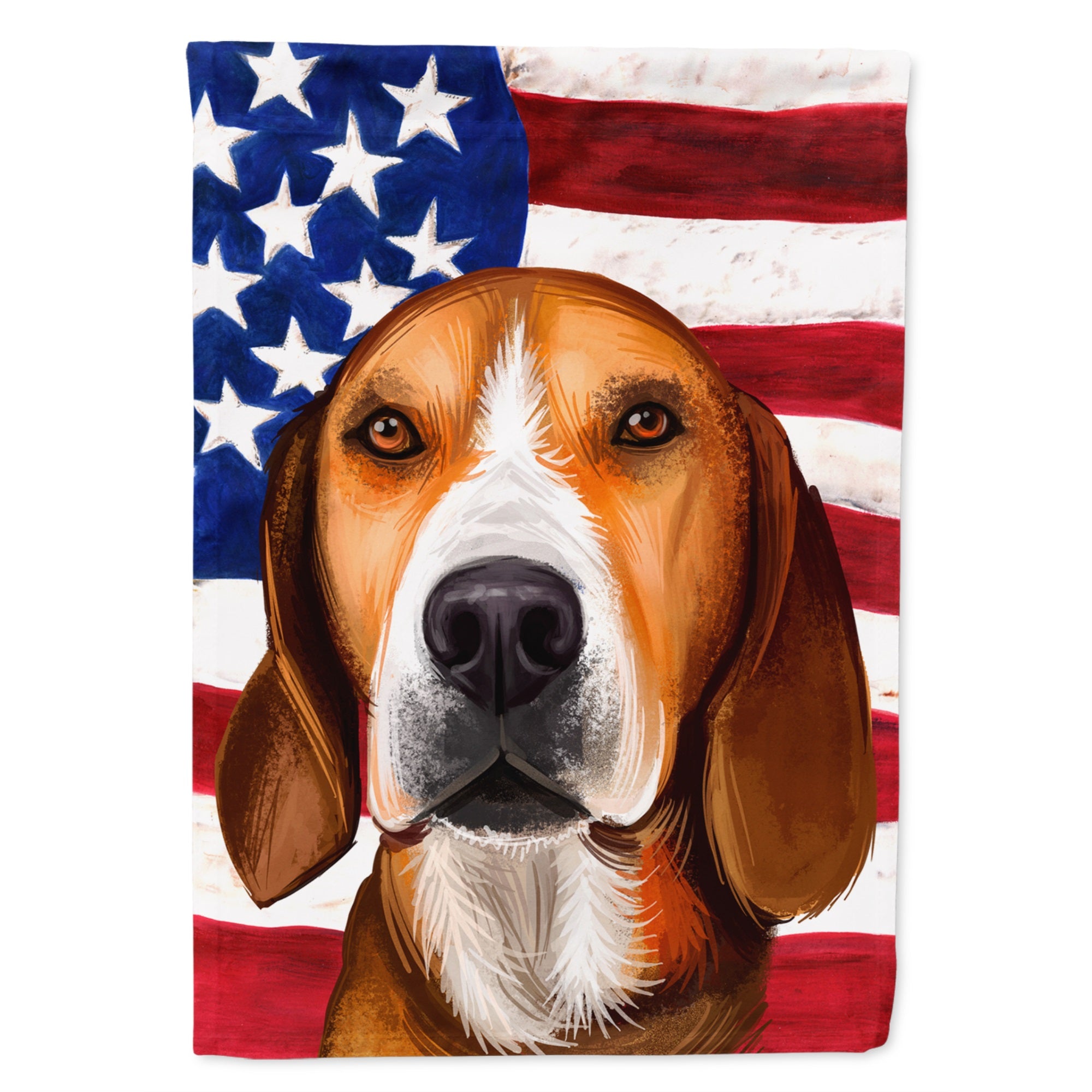 Hamiltonstovare Dog American Flag Flag Garden Size