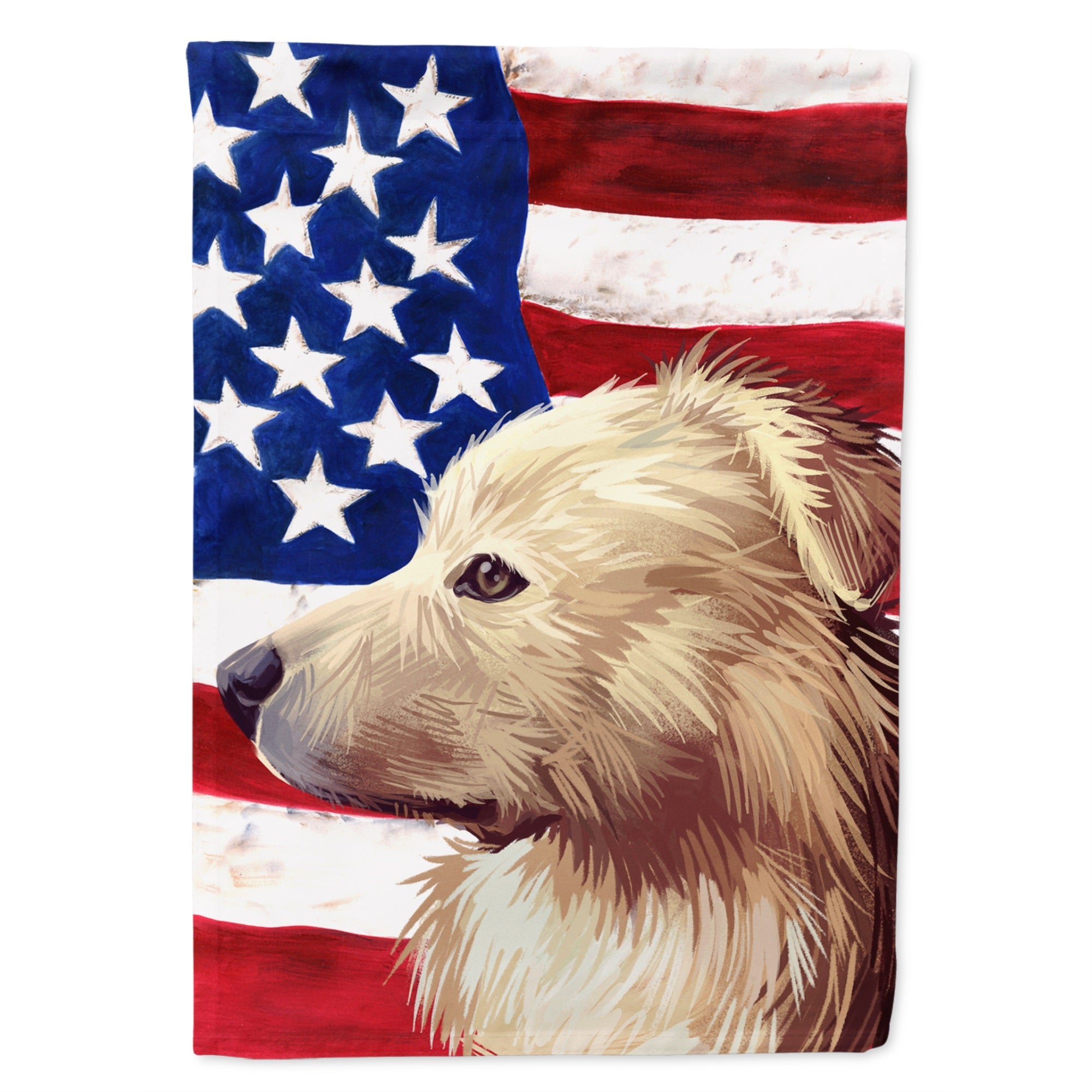 Himalayan Sheepdog Dog American Flag Flag Garden Size