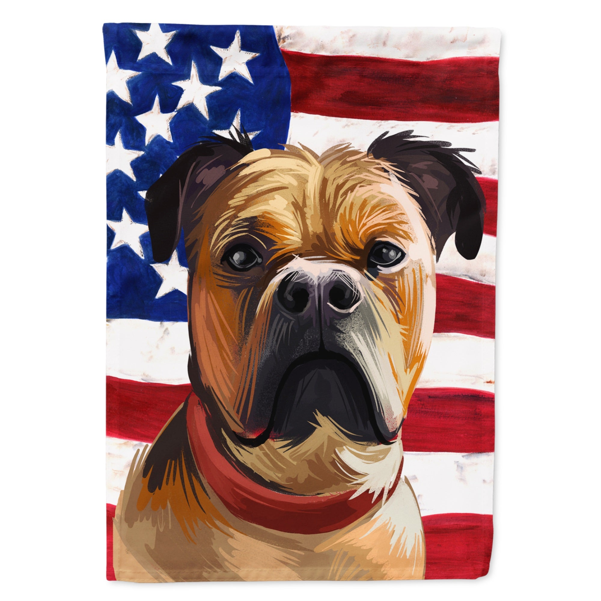 Perro De Presa Mallorquin American Flag Flag Garden Size