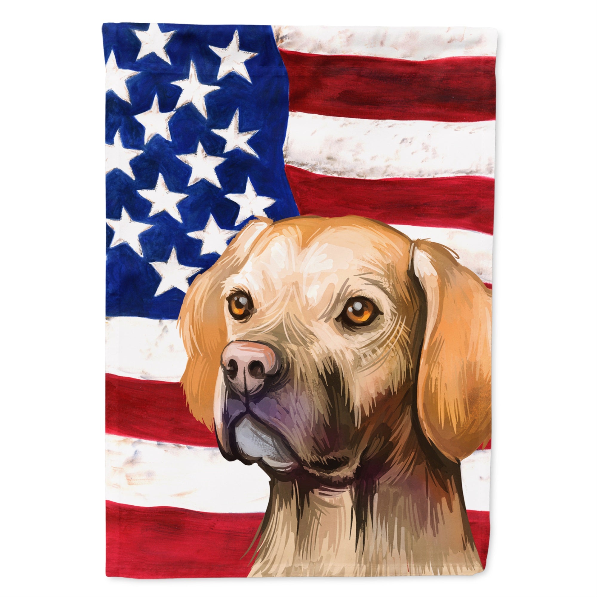 Portuguese Pointer Dog American Flag Flag Garden Size
