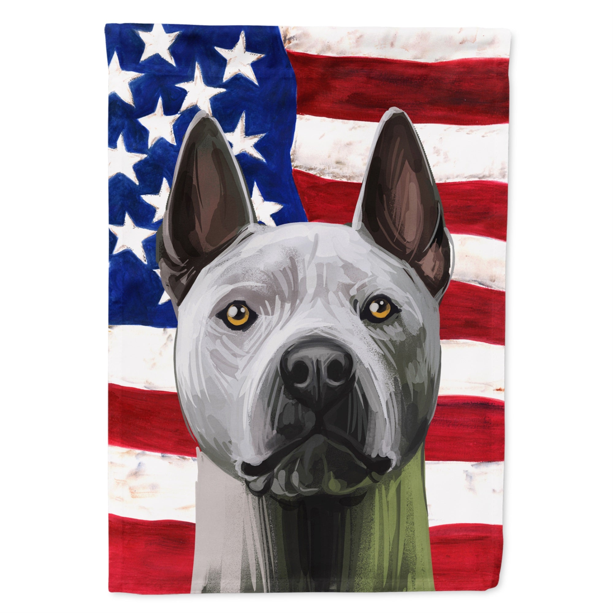 Thai Ridgeback American Flag Flag Garden Size