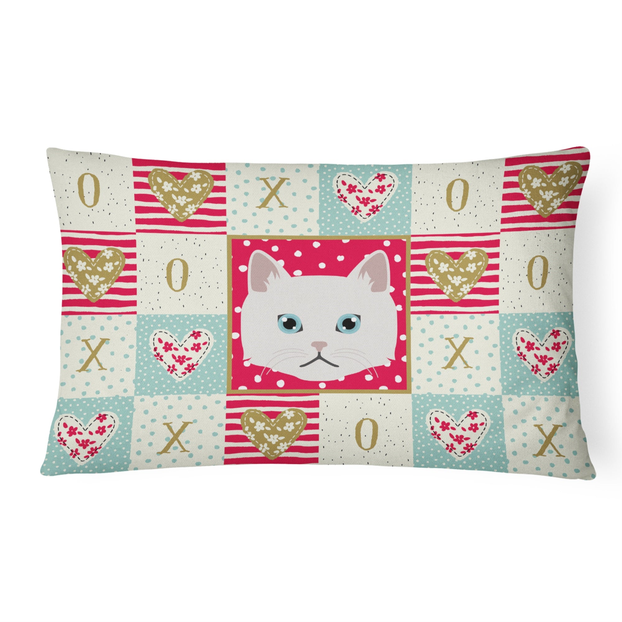 Napoleon Cat Love Canvas Fabric Decorative Pillow