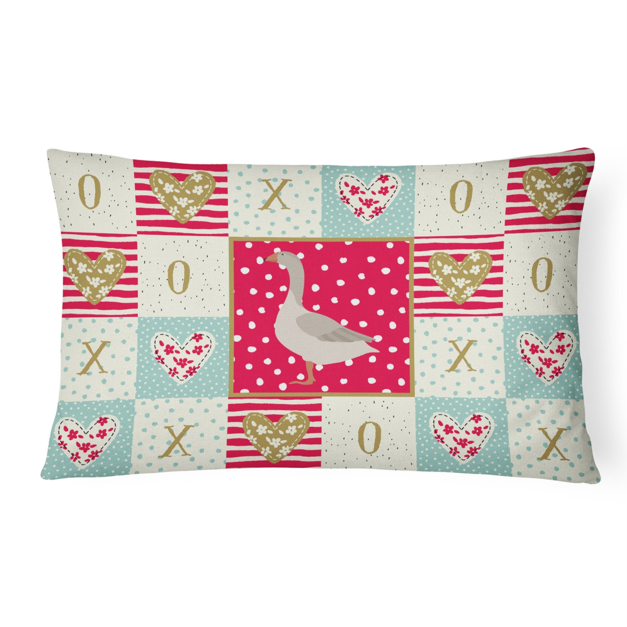 Steinbacher Goose Love Canvas Fabric Decorative Pillow