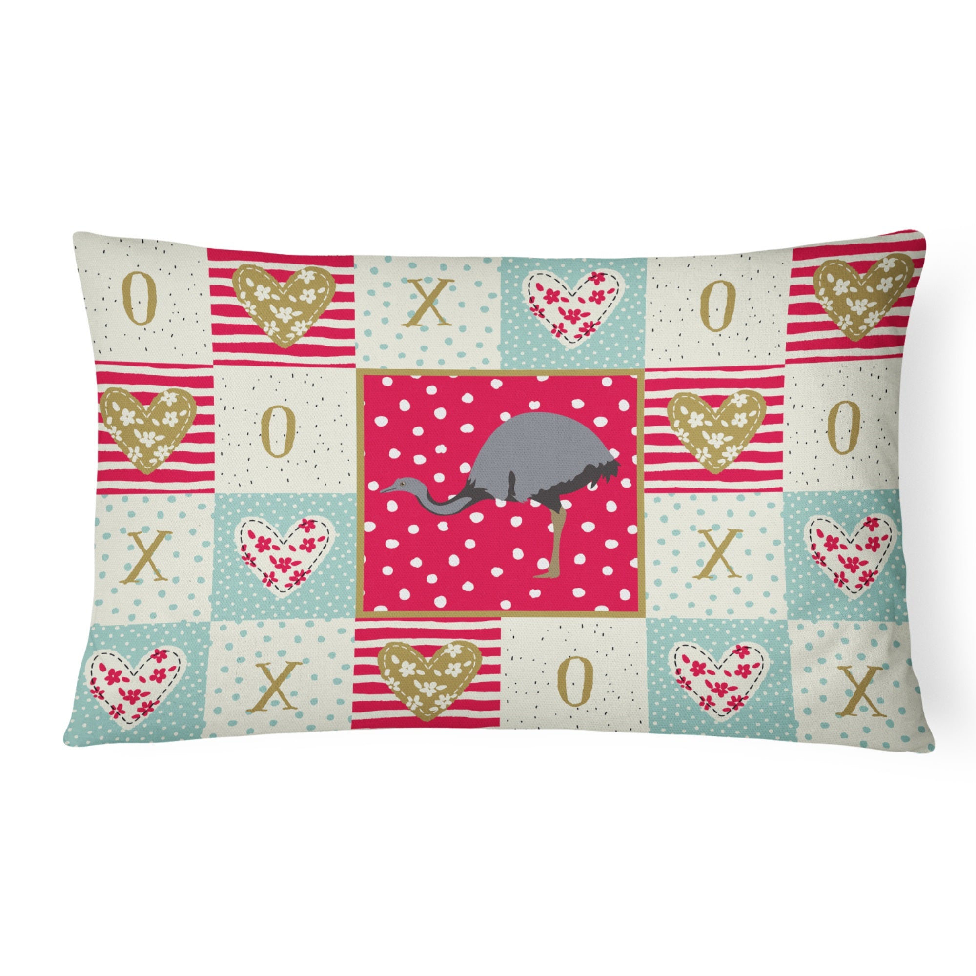 Rhea Love Canvas Fabric Decorative Pillow
