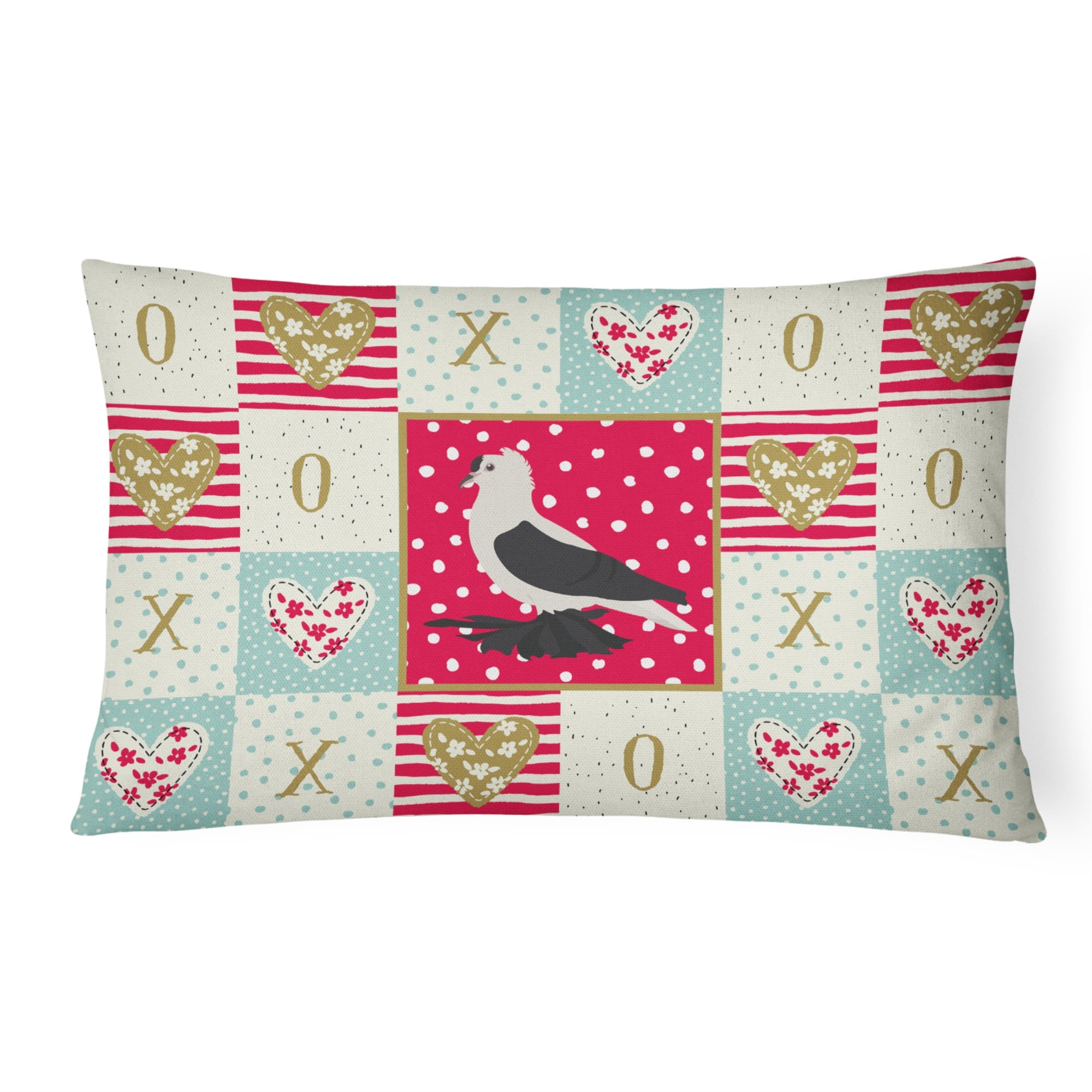 Saxon Fairy Swallow Pigeon Love Canvas Fabric Decorative Pillow