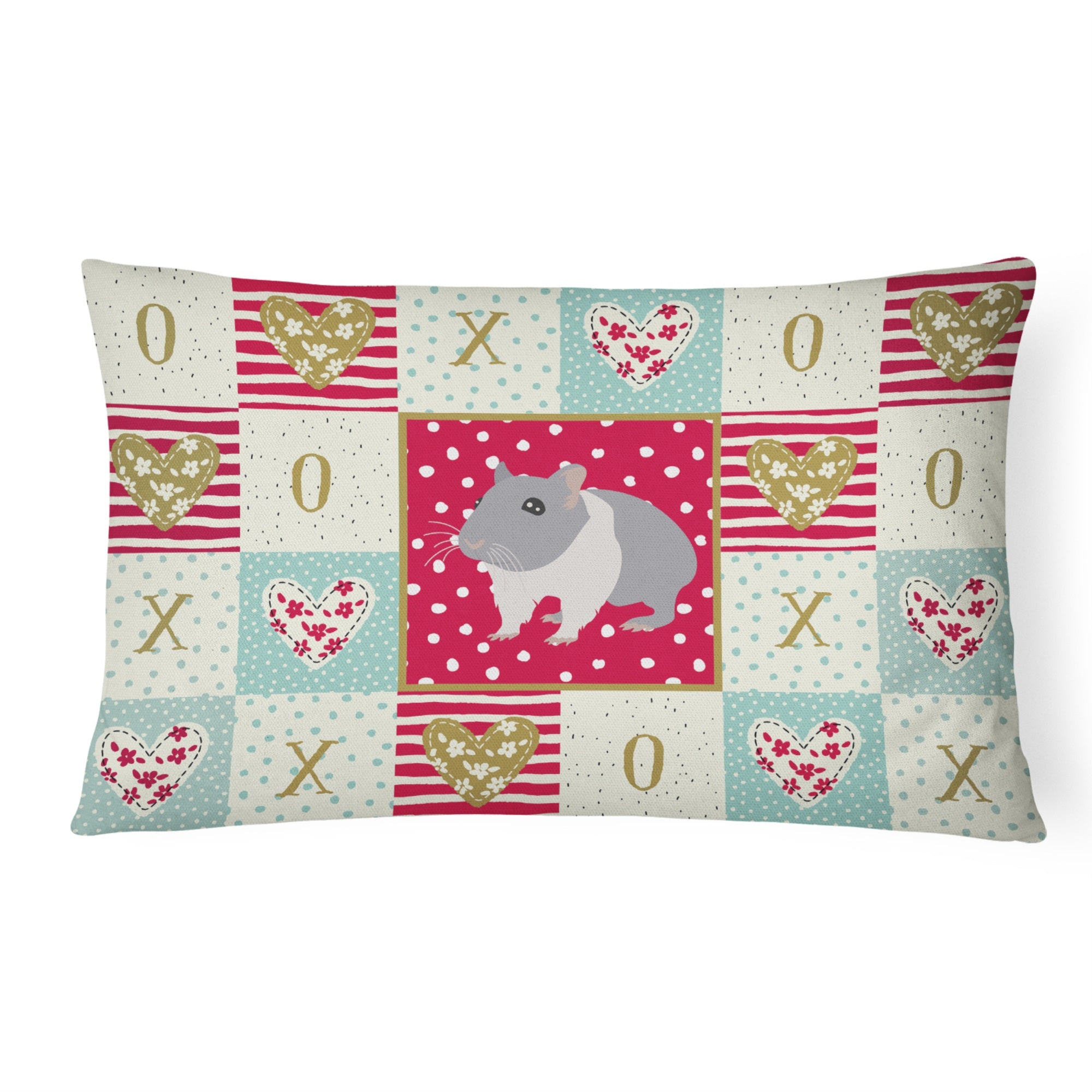 South African Hamster Love Canvas Fabric Decorative Pillow