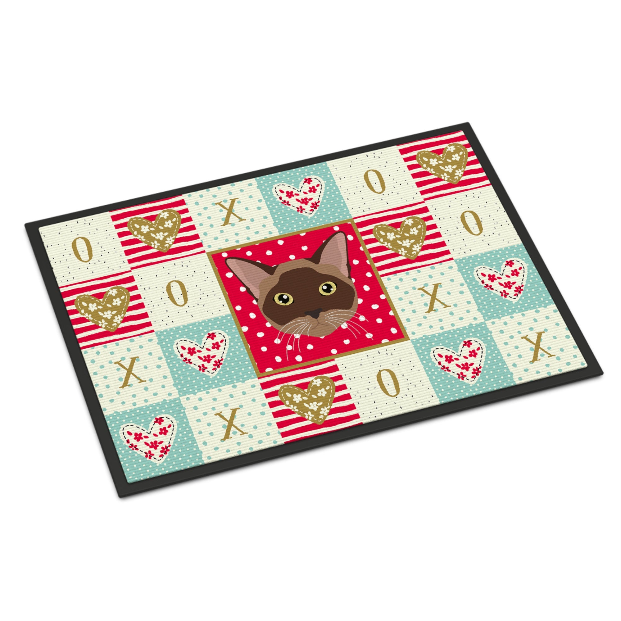 Burmese Cat Love Indoor Or Outdoor Mat 24X36