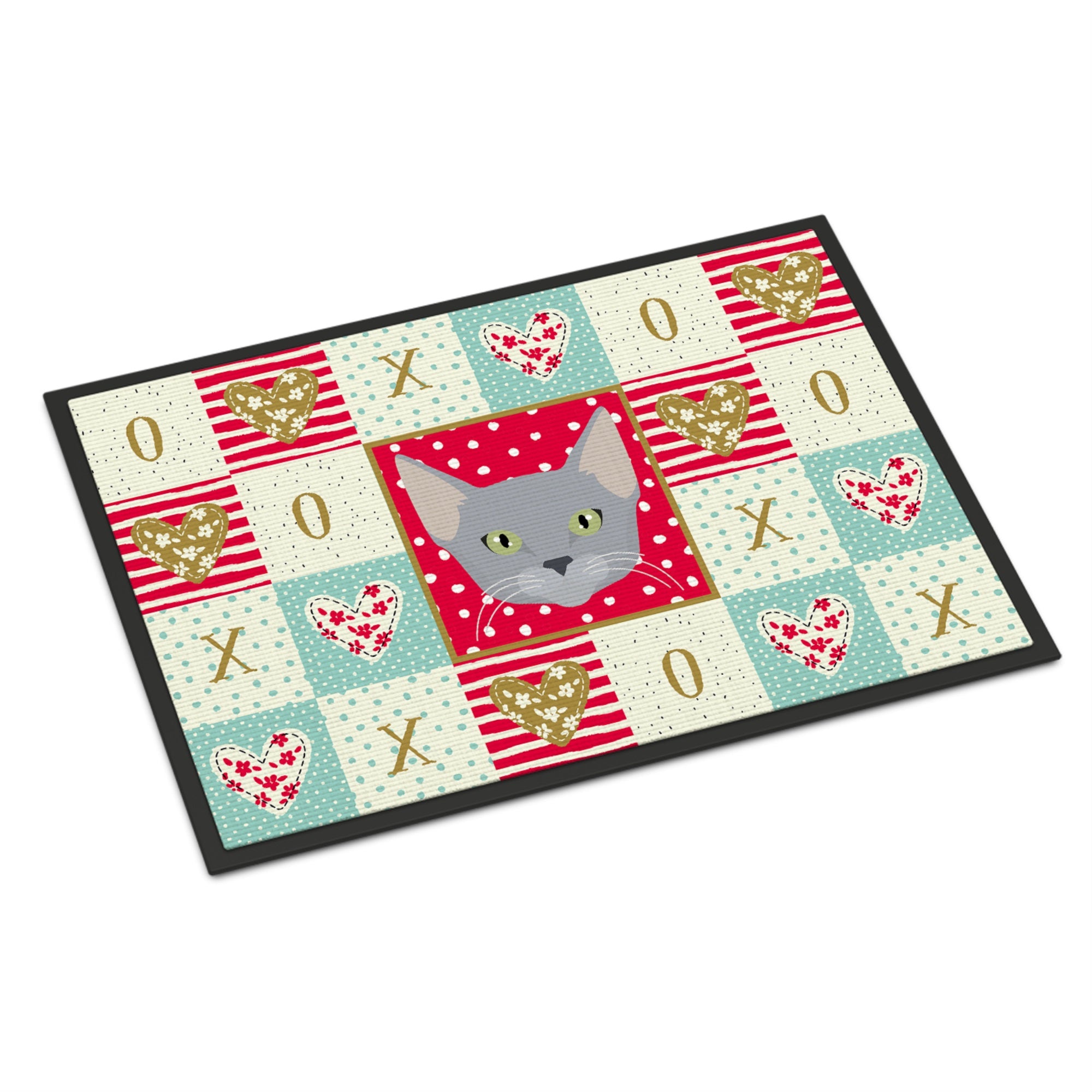 Russian Blue Cat Love Indoor Or Outdoor Mat 24X36