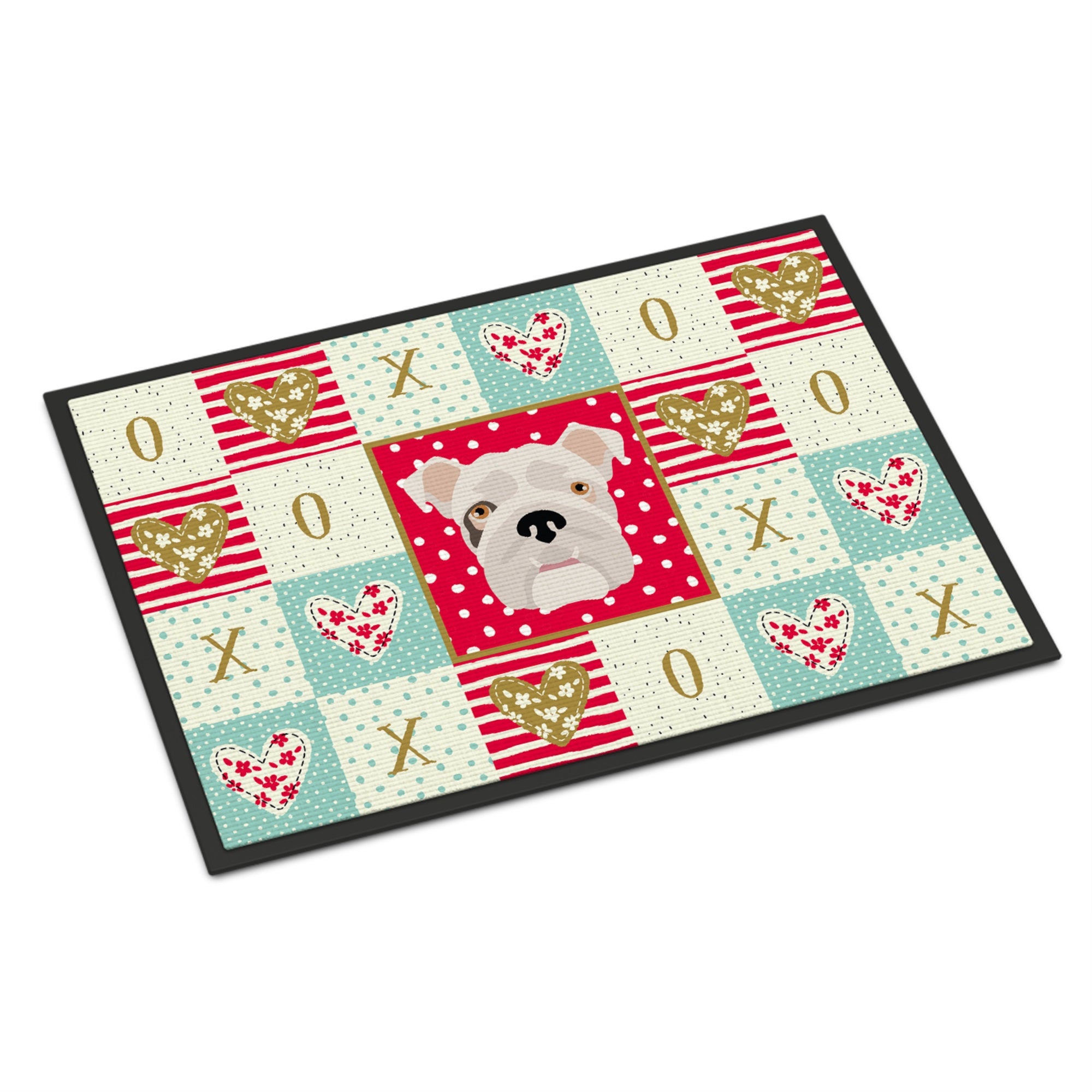 English Bulldog Love Indoor Or Outdoor Mat 24X36