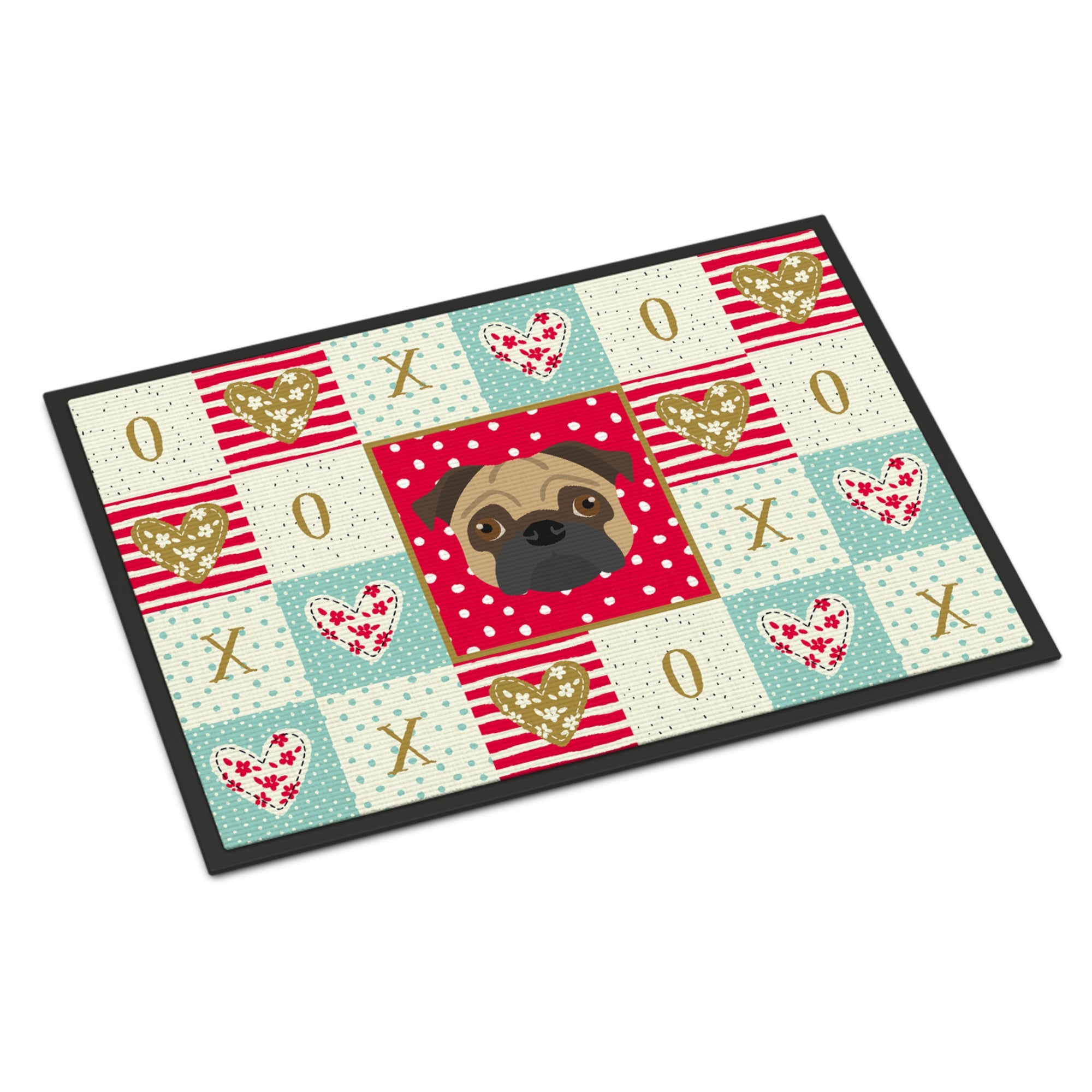 Pug Love Indoor Or Outdoor Mat 24X36