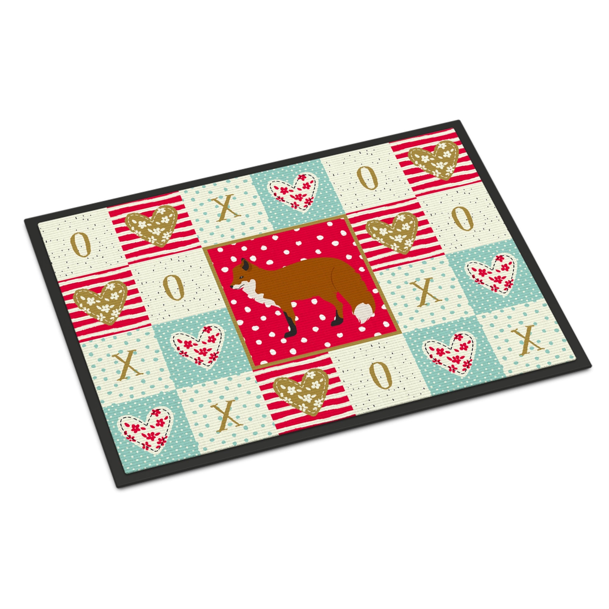 Red Fox Love Indoor Or Outdoor Mat 24X36
