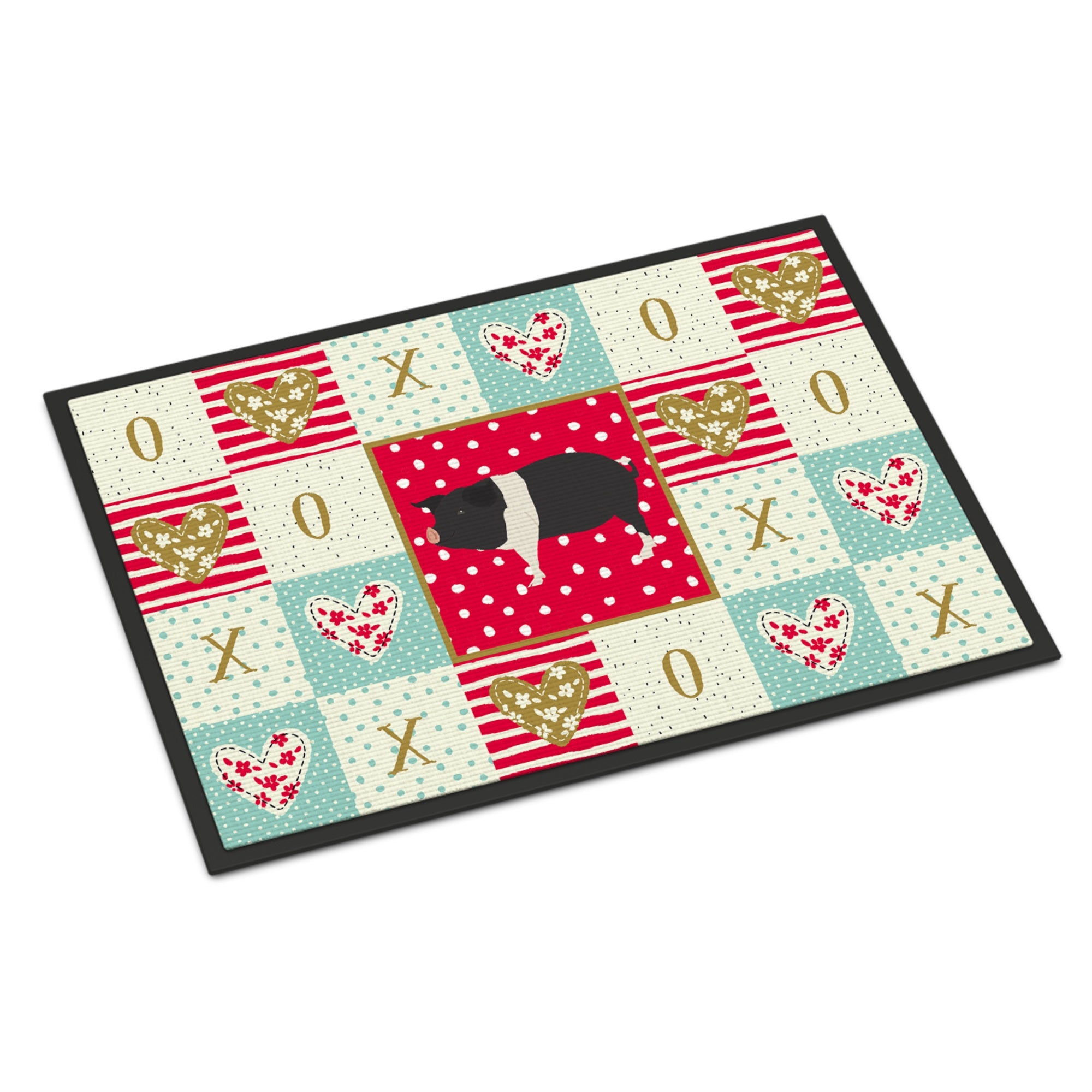 Hampshire Pig Love Indoor Or Outdoor Mat 24X36