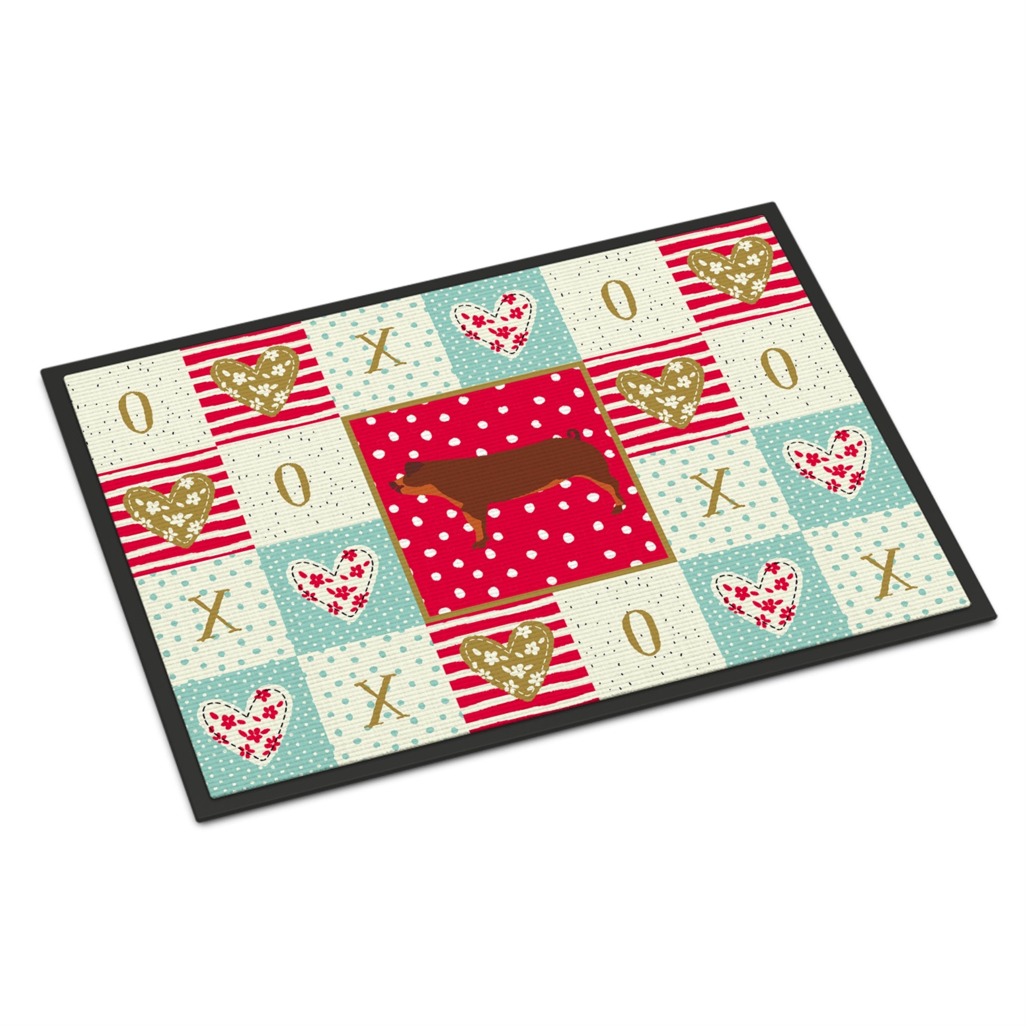 Duroc Pig Love Indoor Or Outdoor Mat 24X36