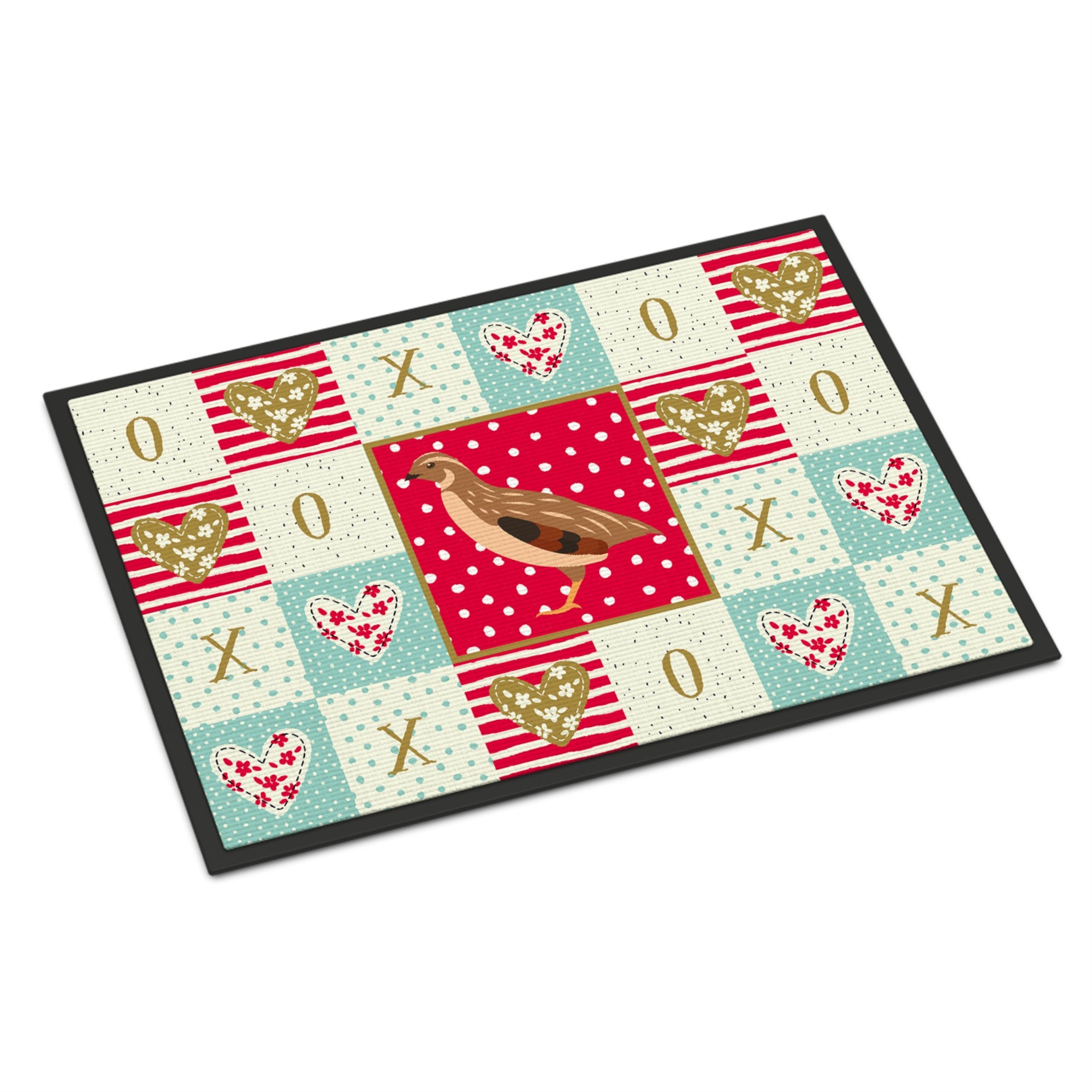Golden Phoenix Quail Love Indoor Or Outdoor Mat 24X36