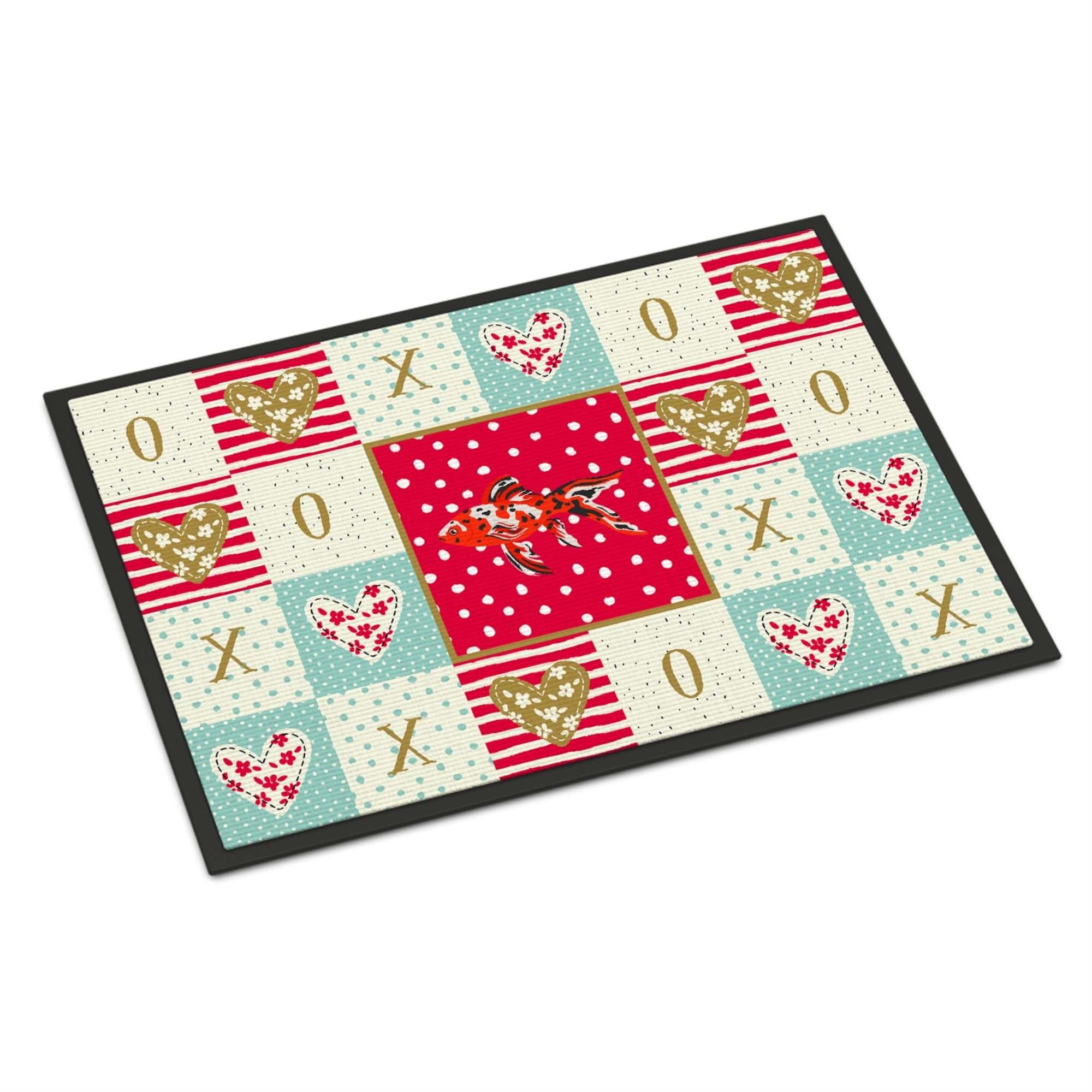 Shubunkin Goldfish Love Indoor Or Outdoor Mat 24X36
