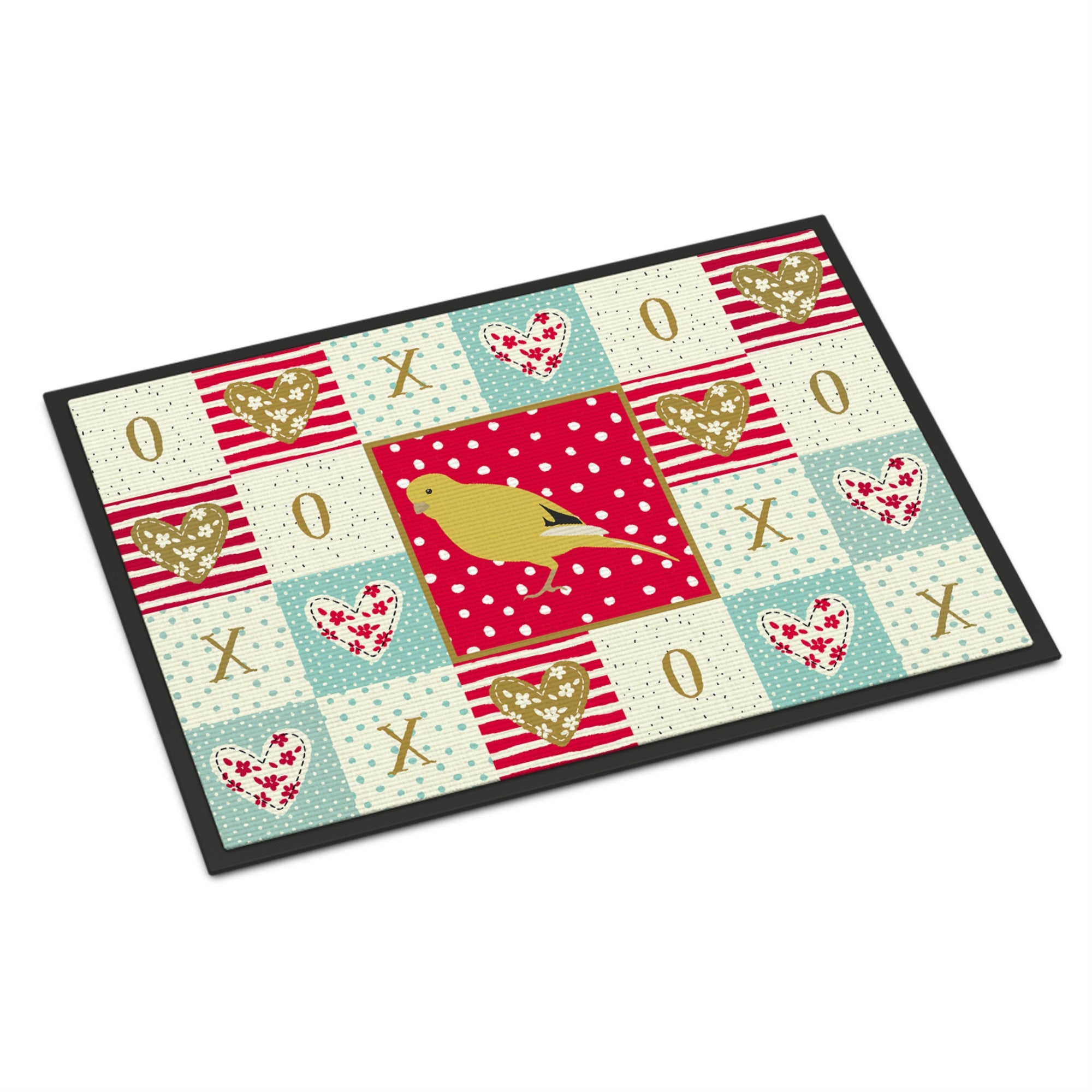 Border Canary Love Indoor Or Outdoor Mat 24X36