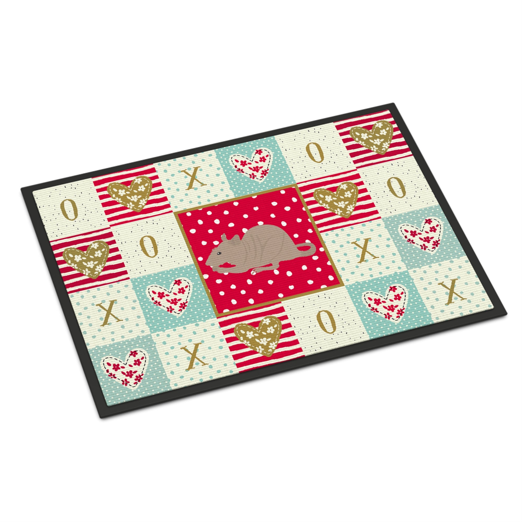 Fuzz Rat Love Indoor Or Outdoor Mat 24X36