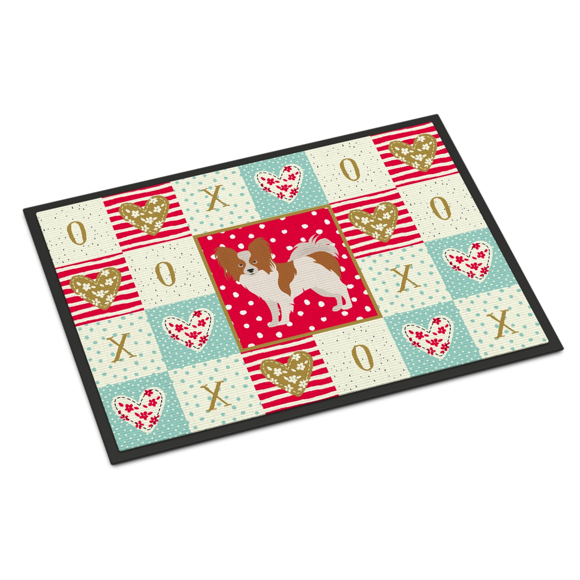 Papillon #1 Love Indoor Or Outdoor Mat 24X36