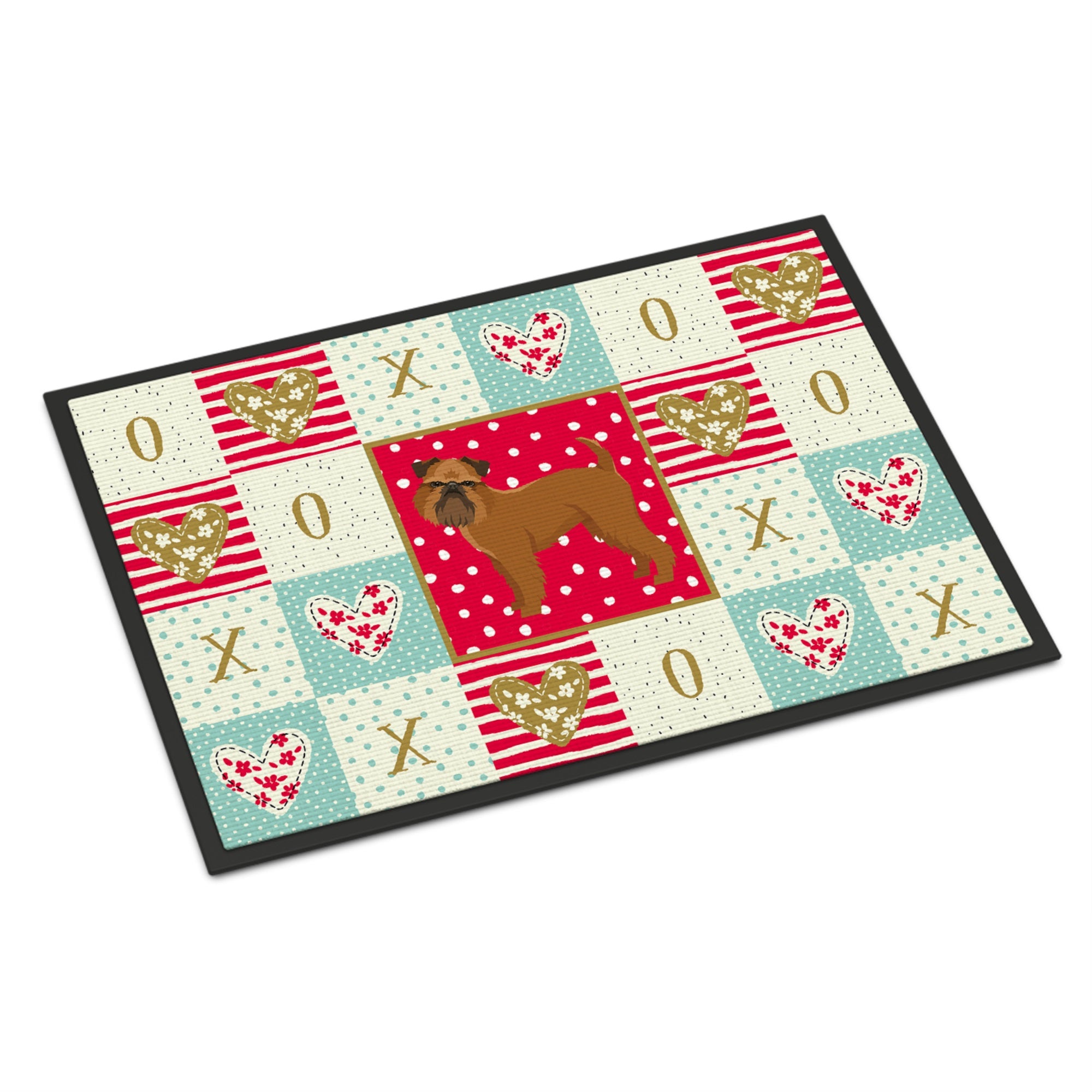 Brussels Griffon Love Indoor or Outdoor Mat 24x36