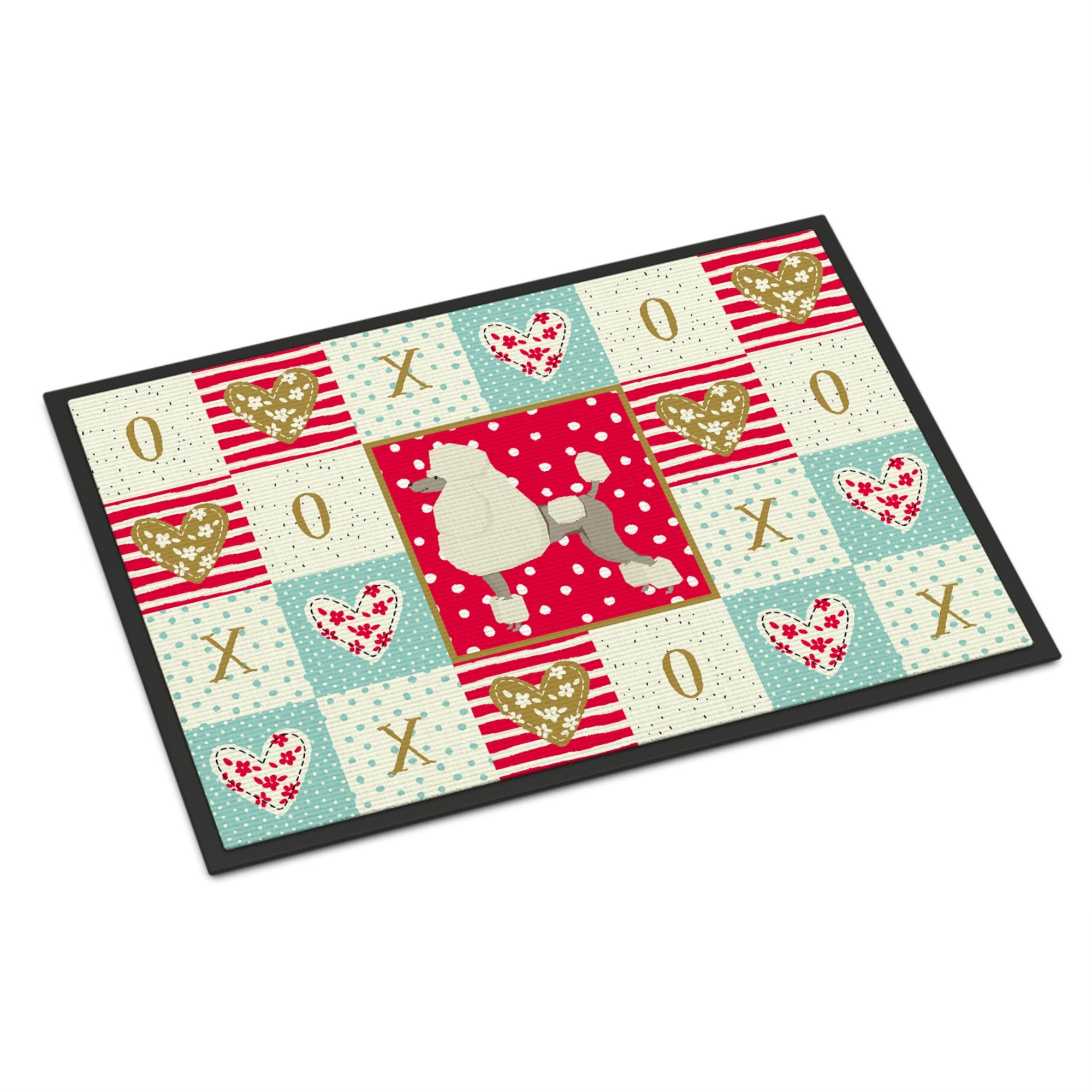 Poodle Love Indoor or Outdoor Mat 24x36