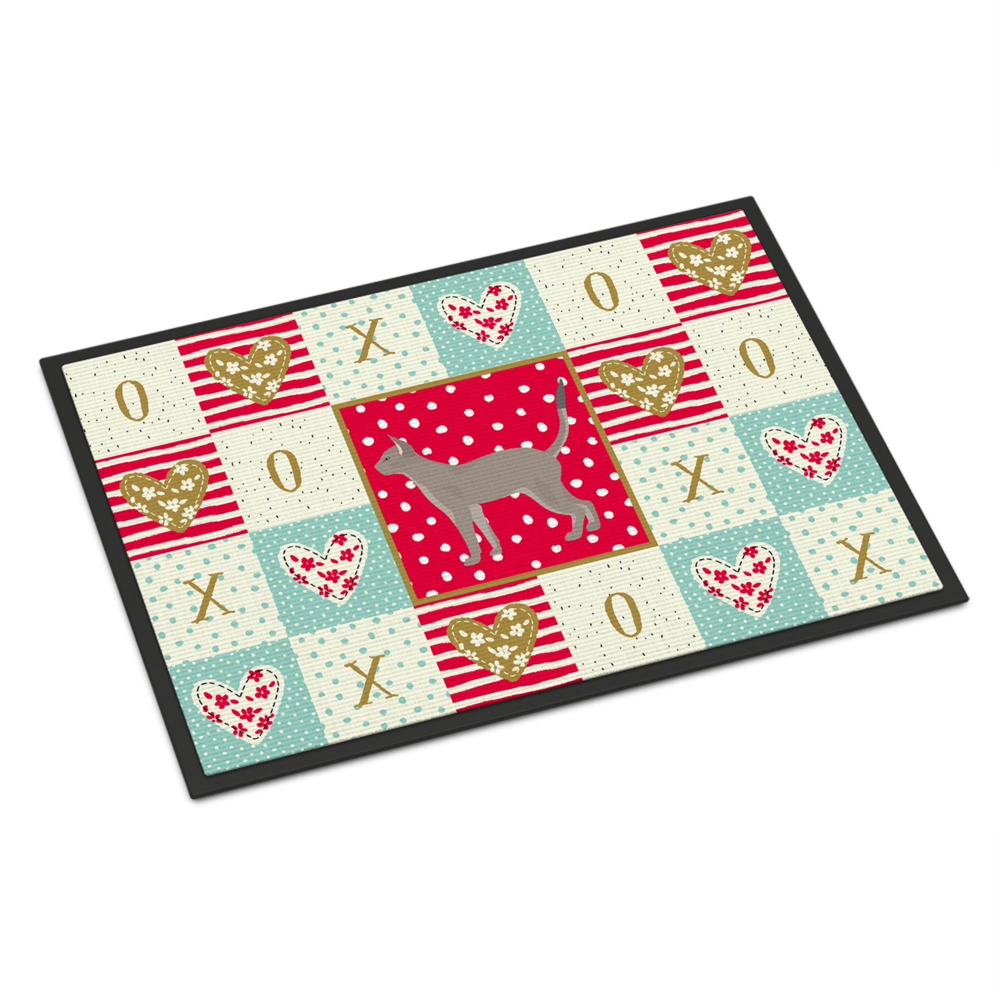 Blue Abyssinian Cat Love Indoor Or Outdoor Mat 24X36