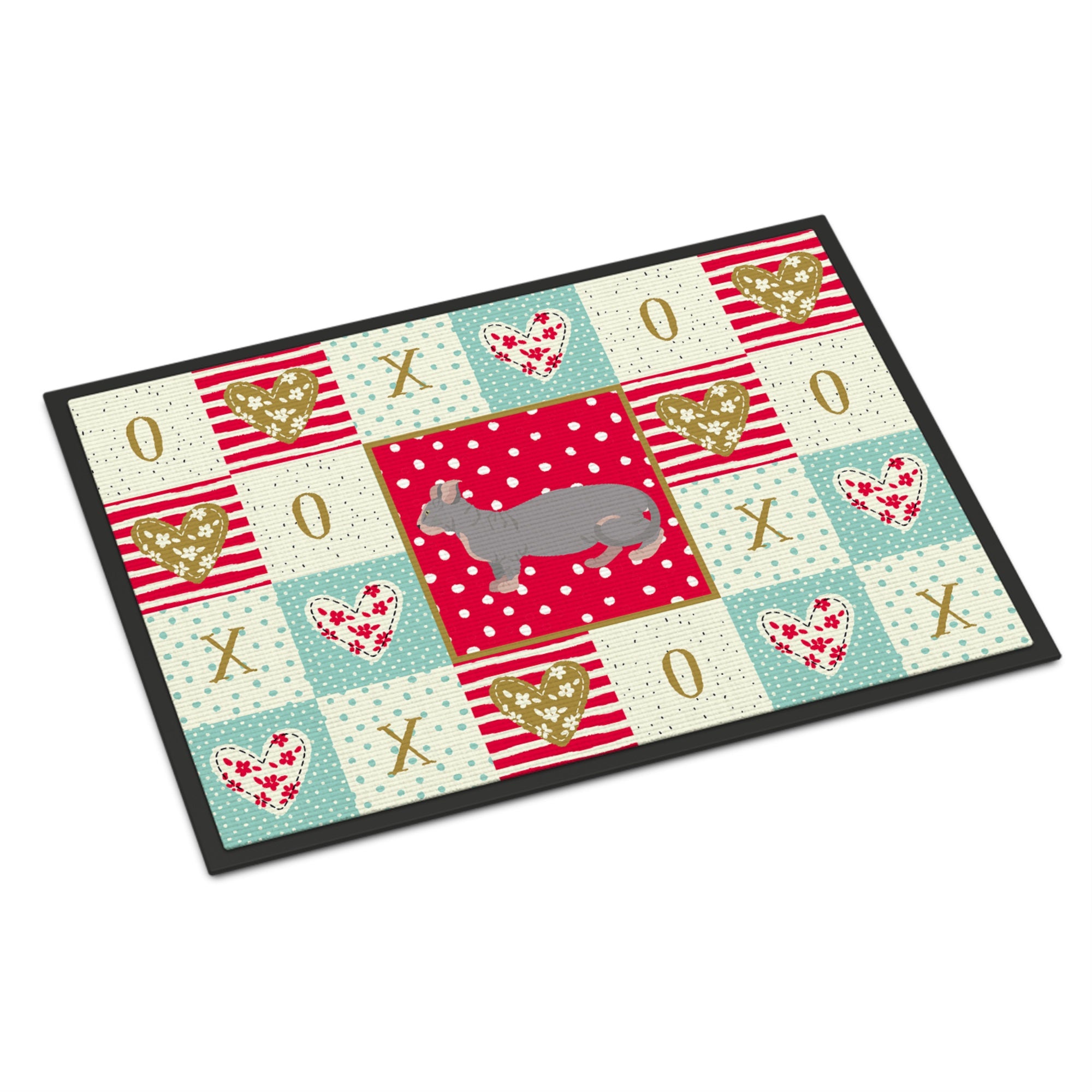 Dwelf #1 Cat Love Indoor Or Outdoor Mat 24X36