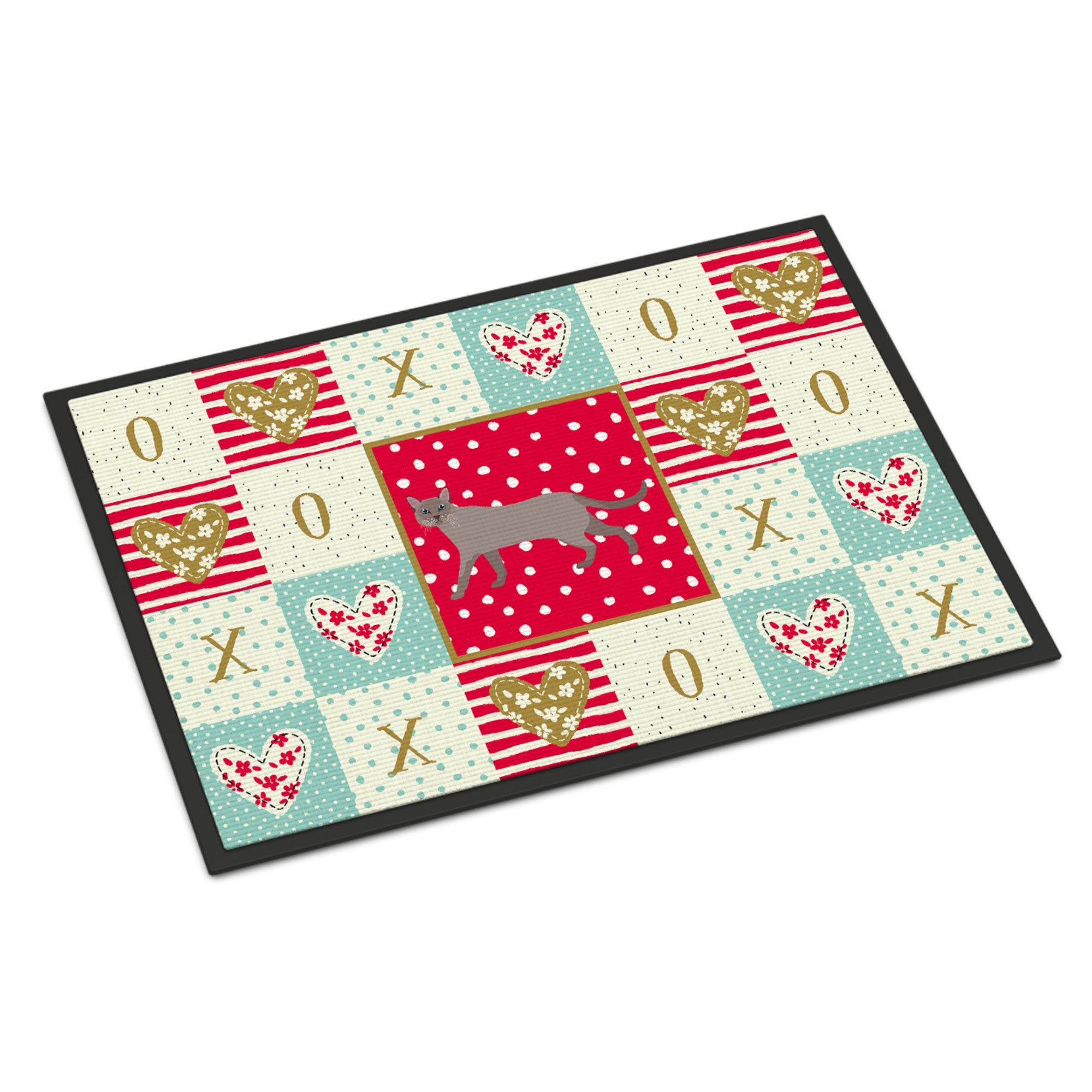 Siamese Traditional #1 Cat Love Indoor Or Outdoor Mat 24X36