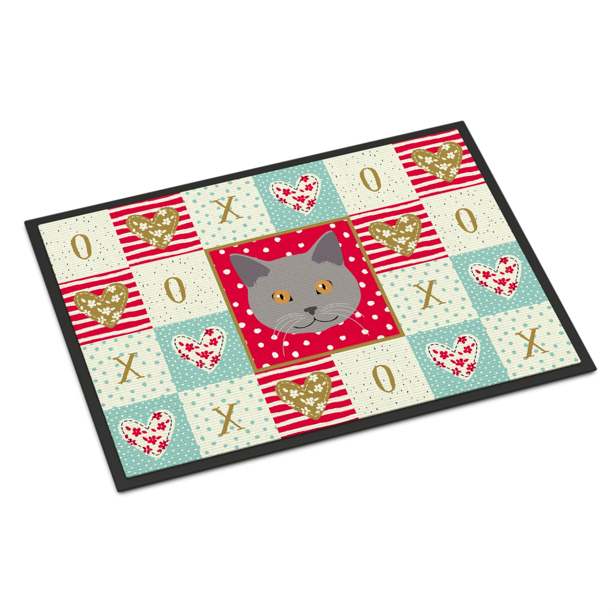 Chartreux Cat Love Indoor Or Outdoor Mat 18X27