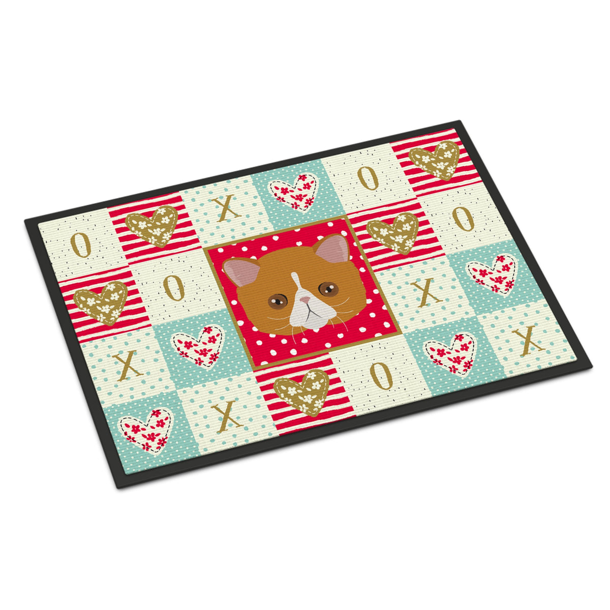 Exotic Shorthair Cat Love Indoor Or Outdoor Mat 18X27