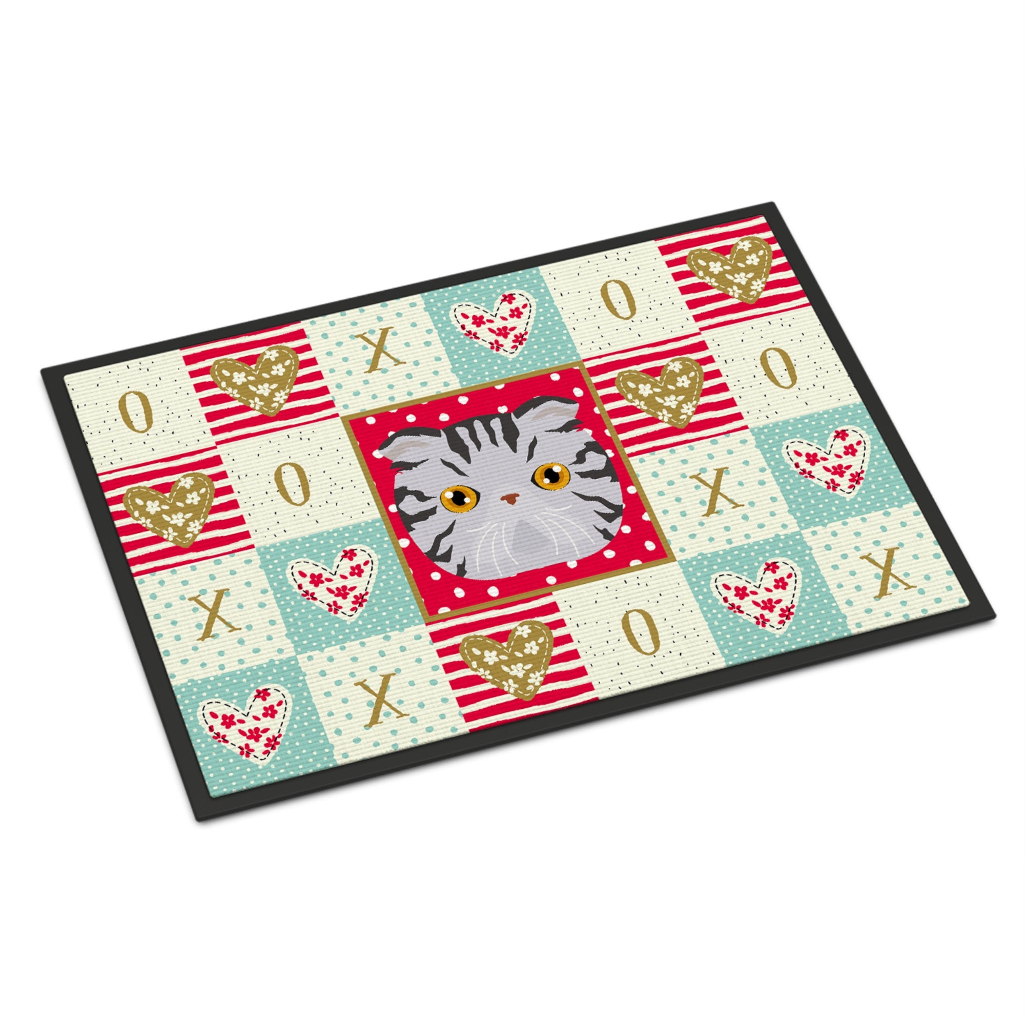 Foldex Exotic Fold Cat Love Indoor Or Outdoor Mat 18X27
