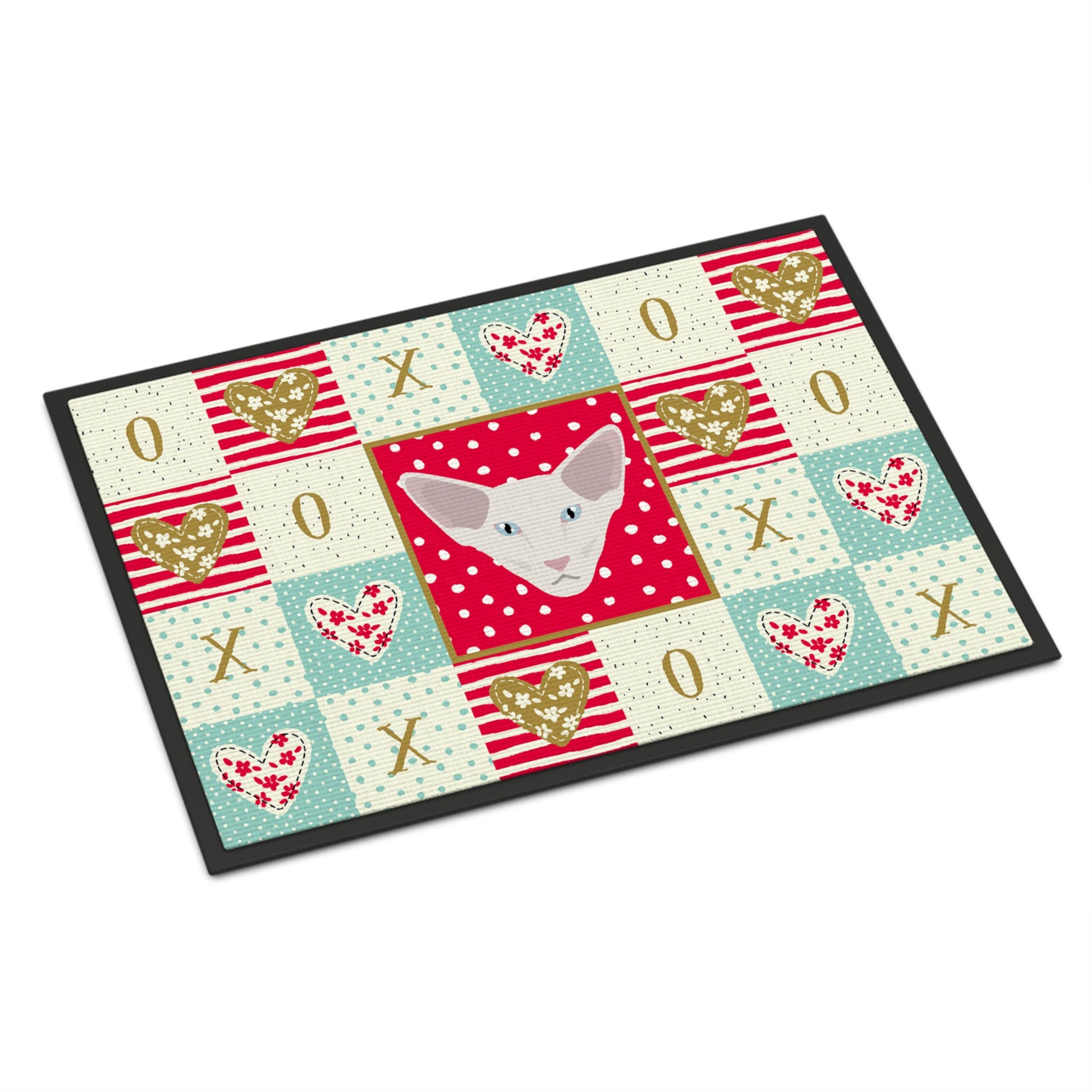 Oriental Longhair Cat Love Indoor Or Outdoor Mat 18X27