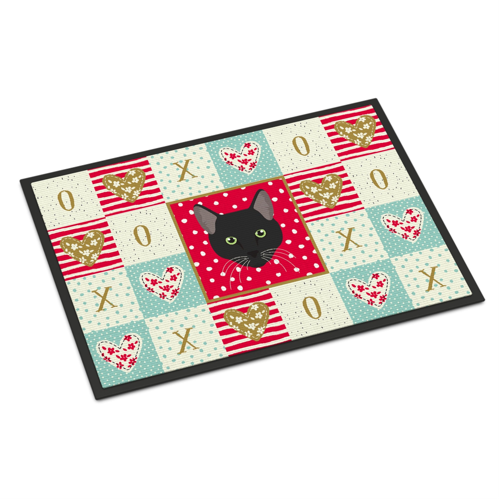 Pantherette Cat Love Indoor Or Outdoor Mat 18X27