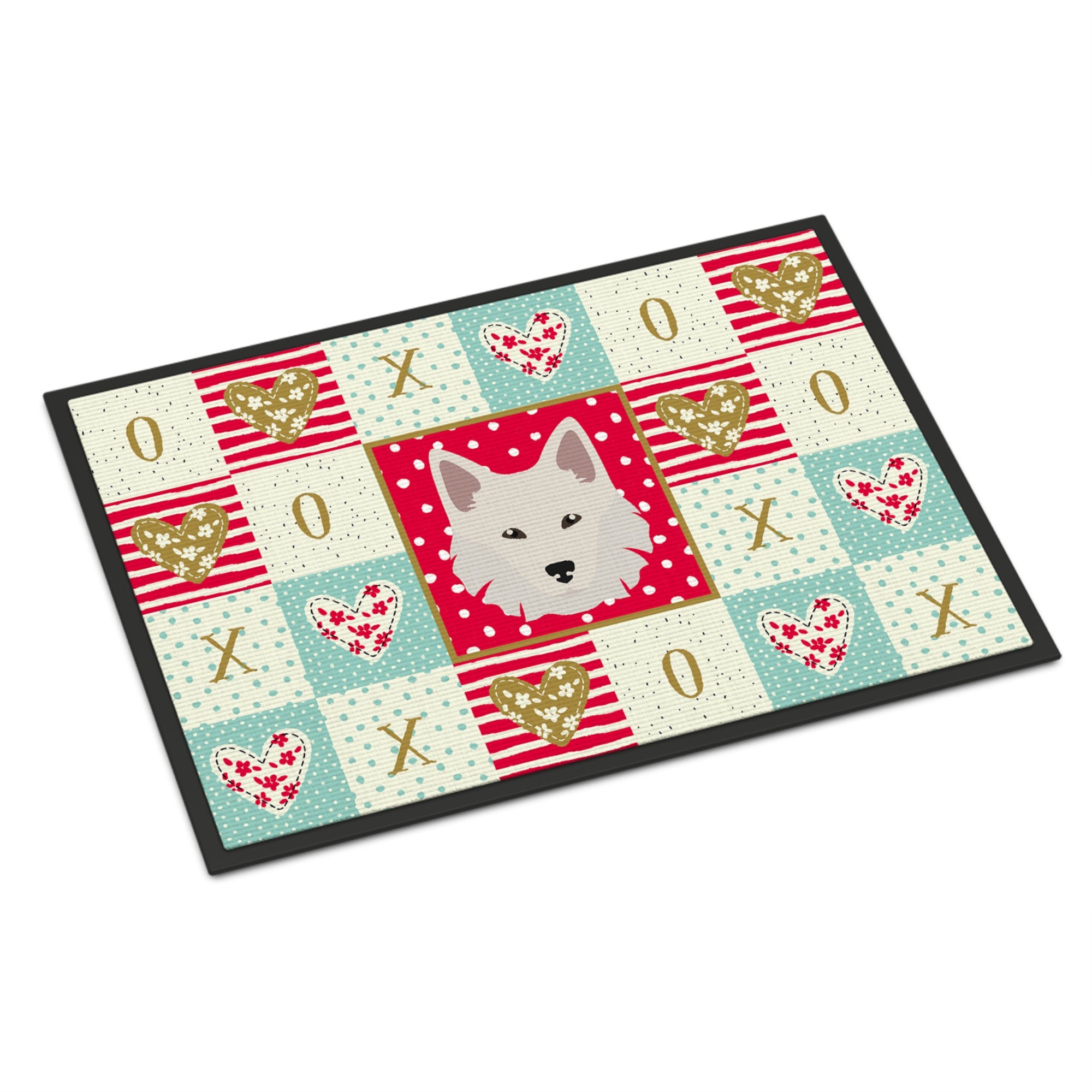 Danish Spitz Love Indoor Or Outdoor Mat 18X27