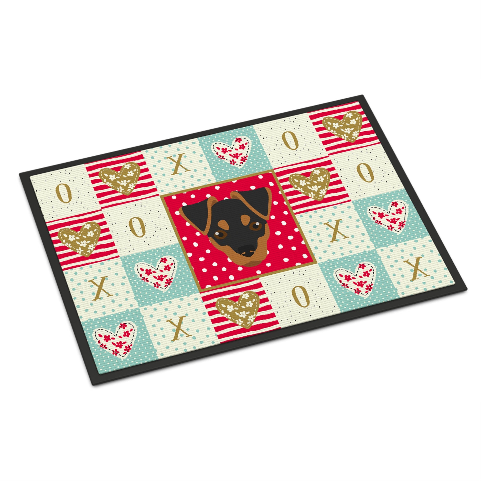 Japanese Terrier Love Indoor Or Outdoor Mat 18X27