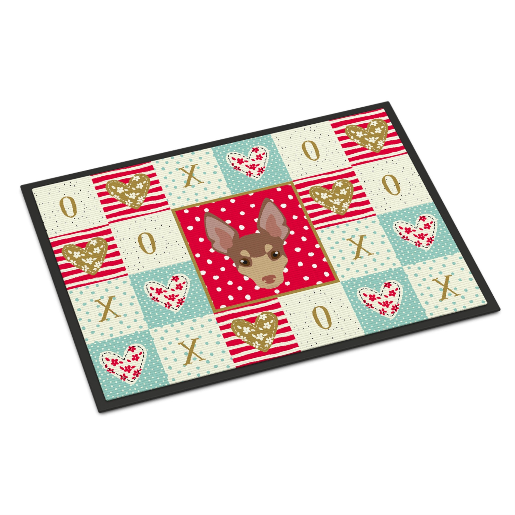Miniature Fox Terrier Love Indoor Or Outdoor Mat 18X27