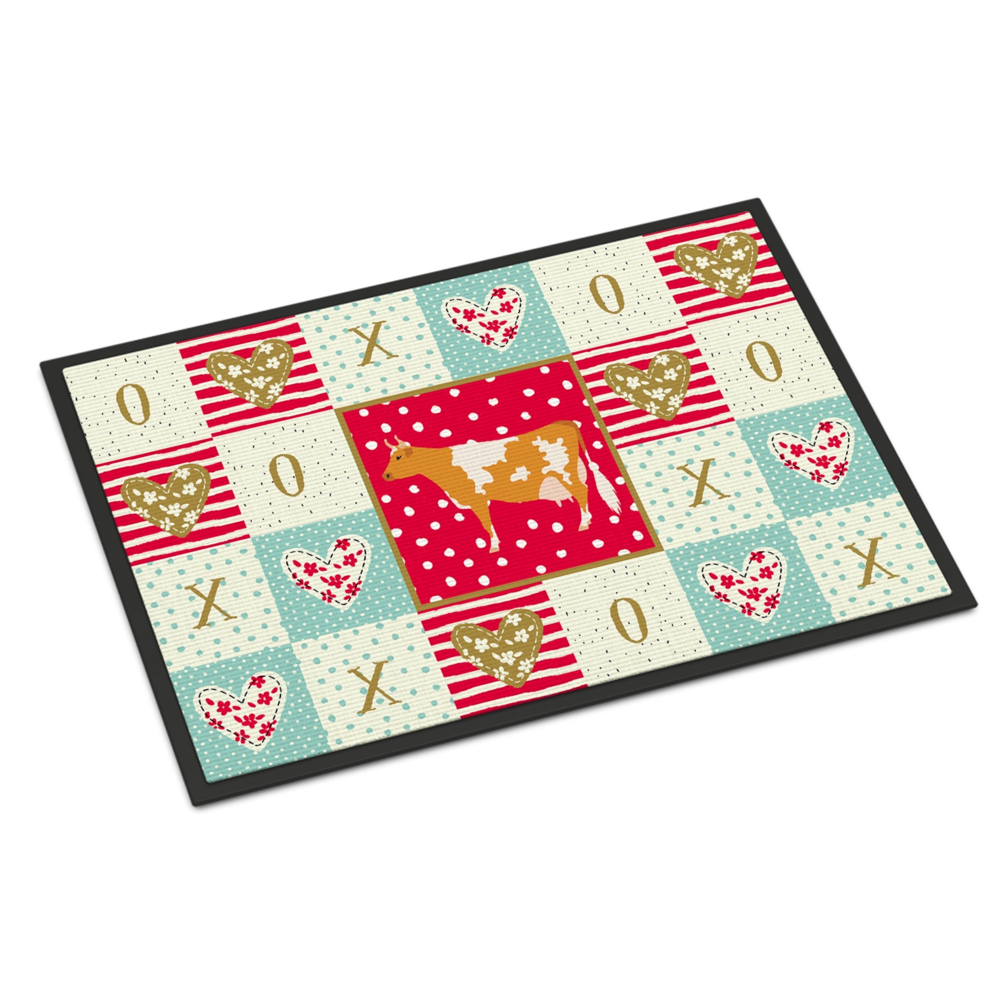 Guernsey Cow Love Indoor Or Outdoor Mat 18X27