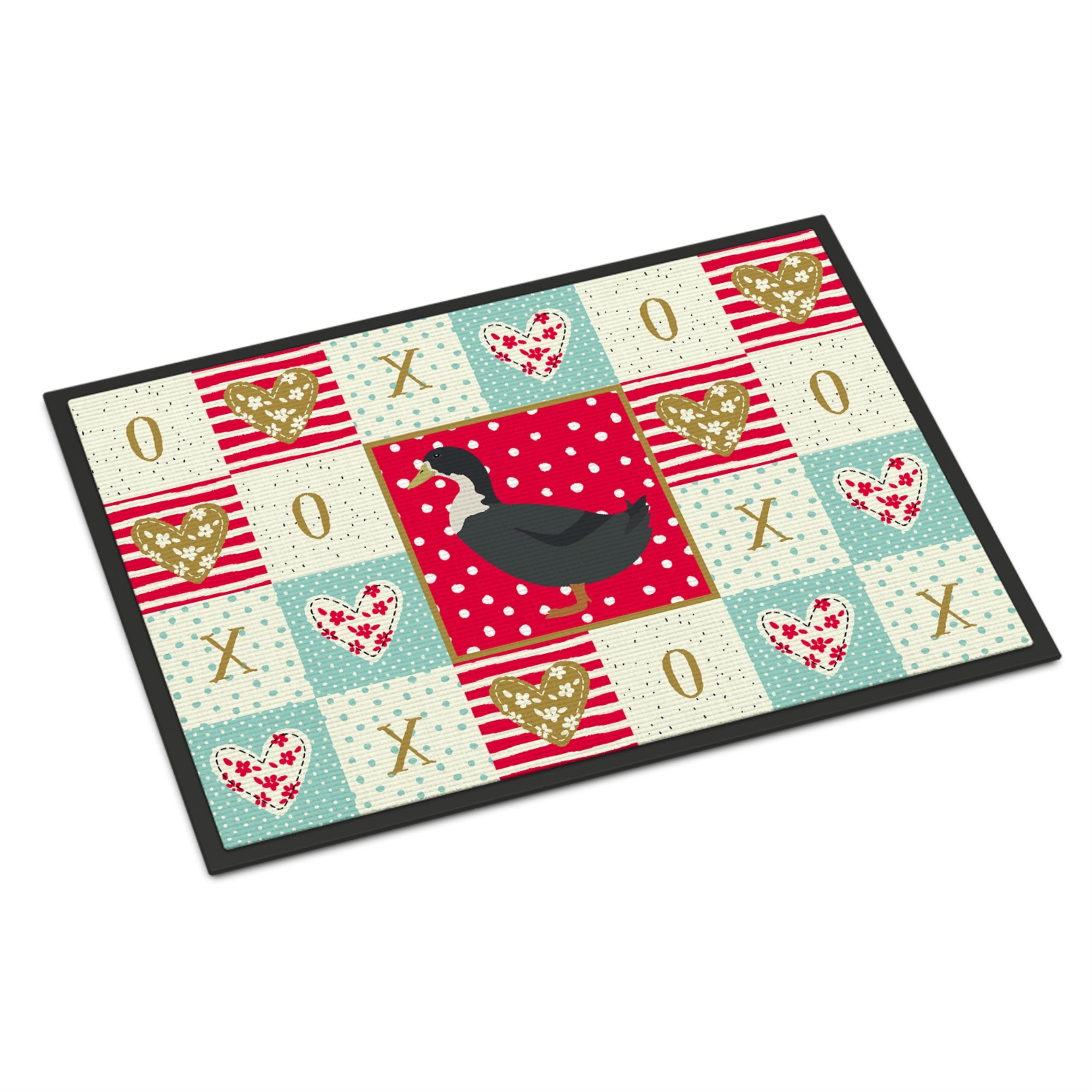 Blue Swedish Duck Love Indoor Or Outdoor Mat 18X27
