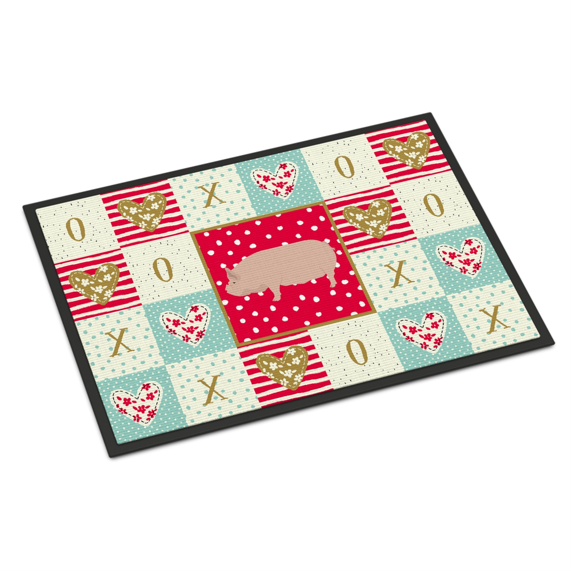 Welsh Pig Love Indoor Or Outdoor Mat 18X27