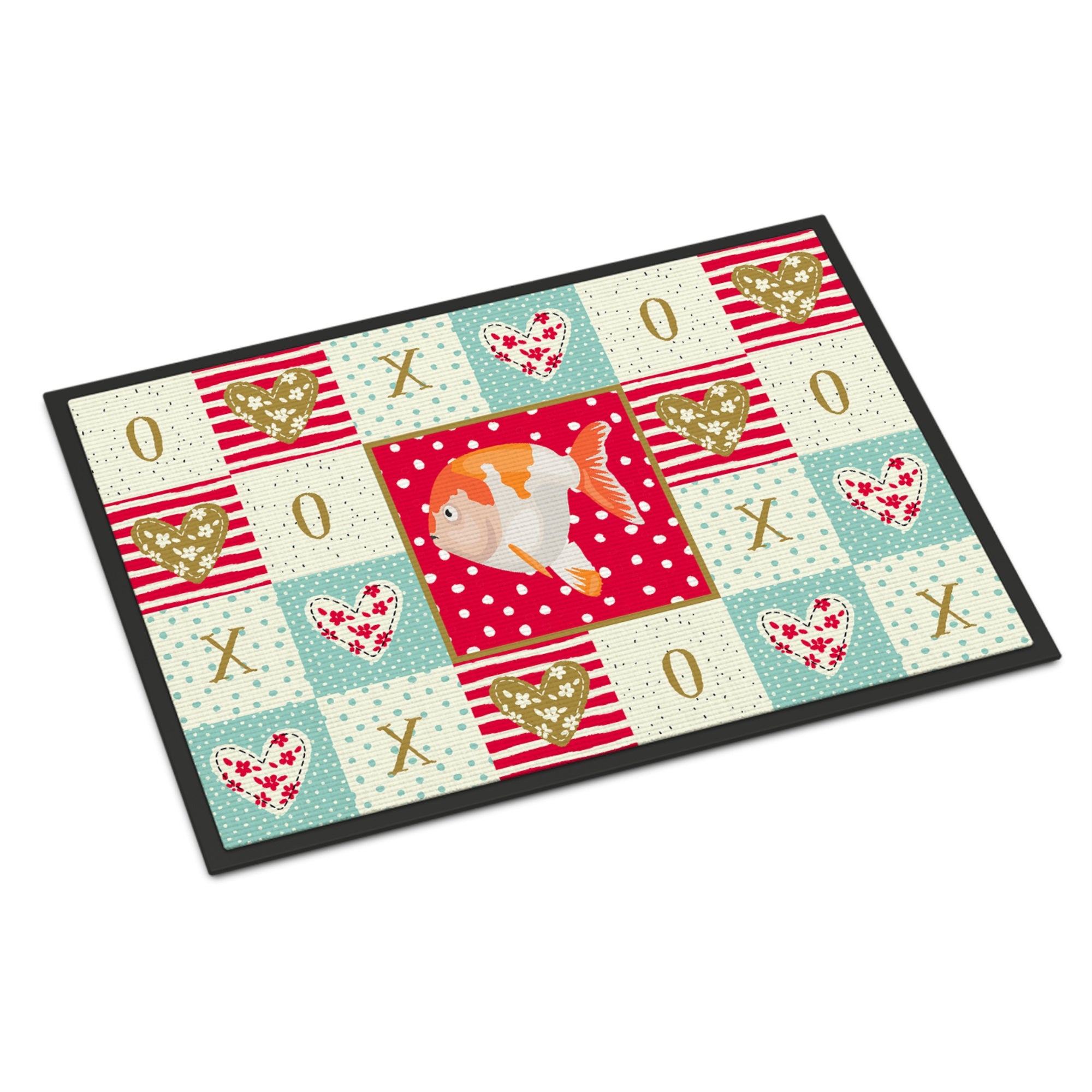 Lionhead Goldfish Love Indoor Or Outdoor Mat 18X27