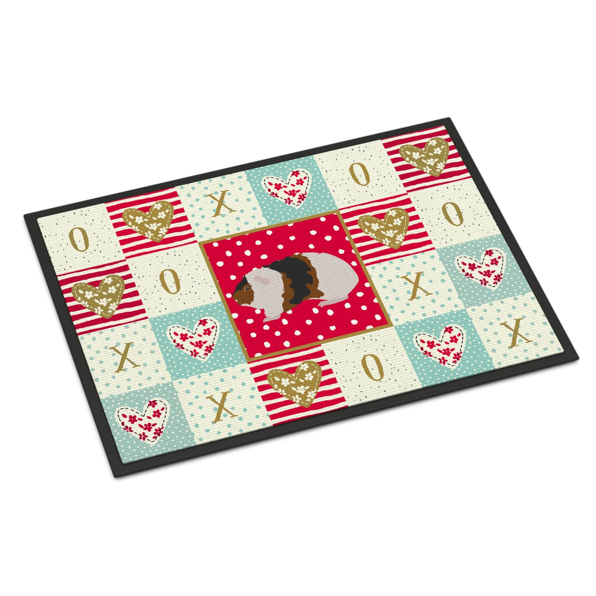 Teddy Guinea Pig Love Indoor Or Outdoor Mat 18X27