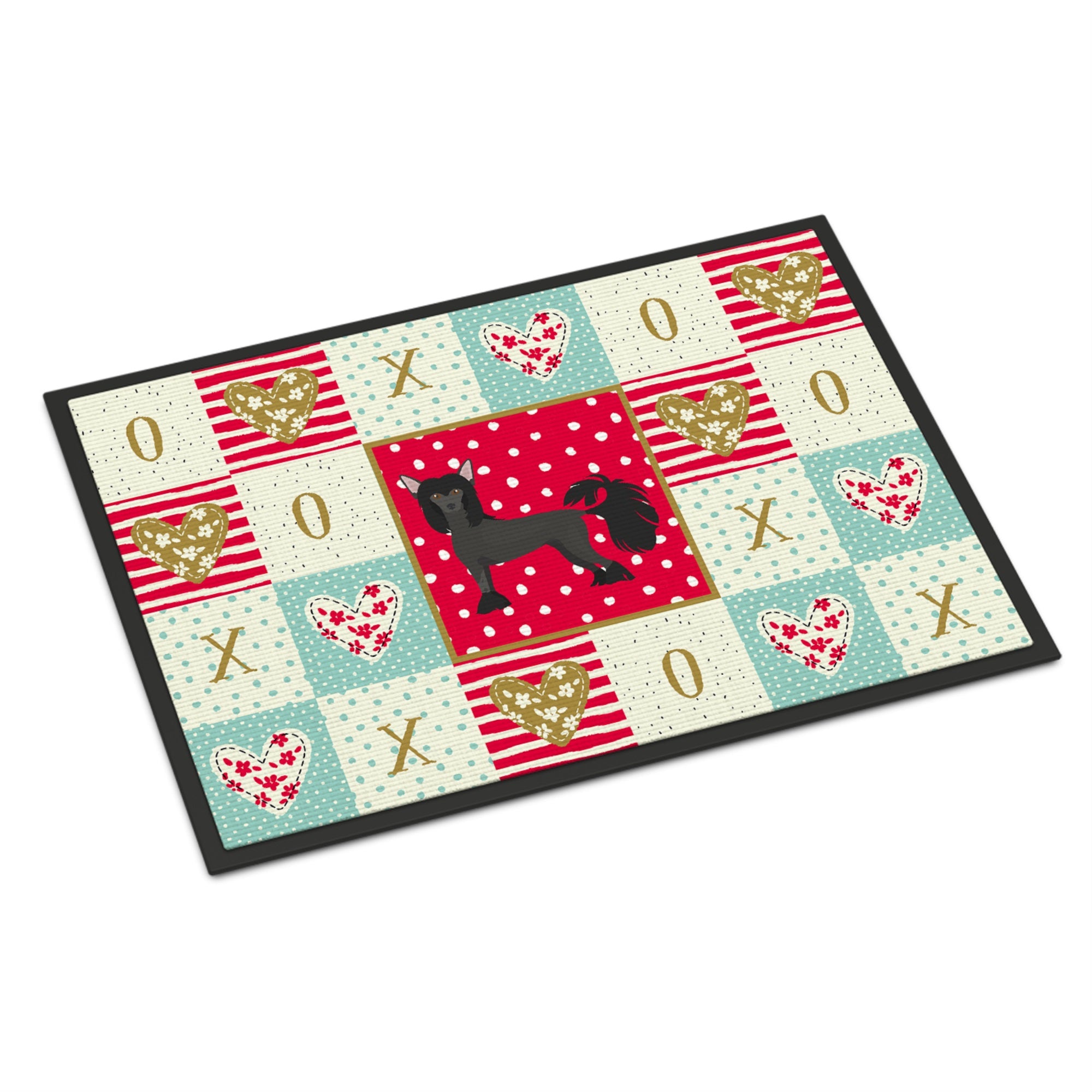 Chinese Crested #1 Love Indoor Or Outdoor Mat 18X27