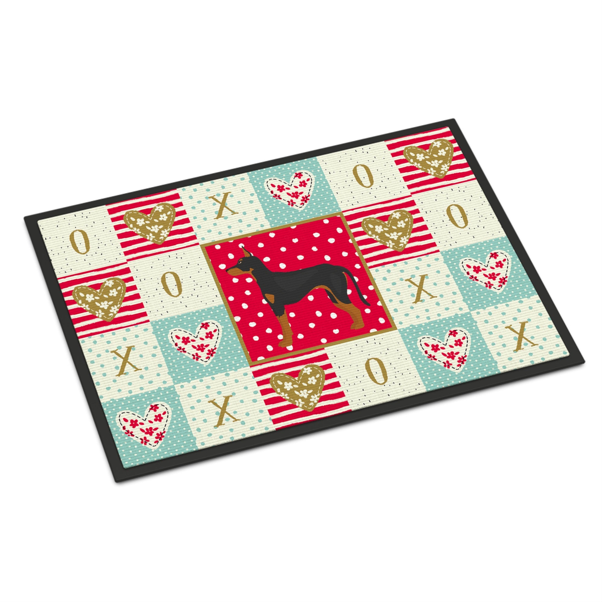 Manchester Terrier Love Indoor Or Outdoor Mat 18X27